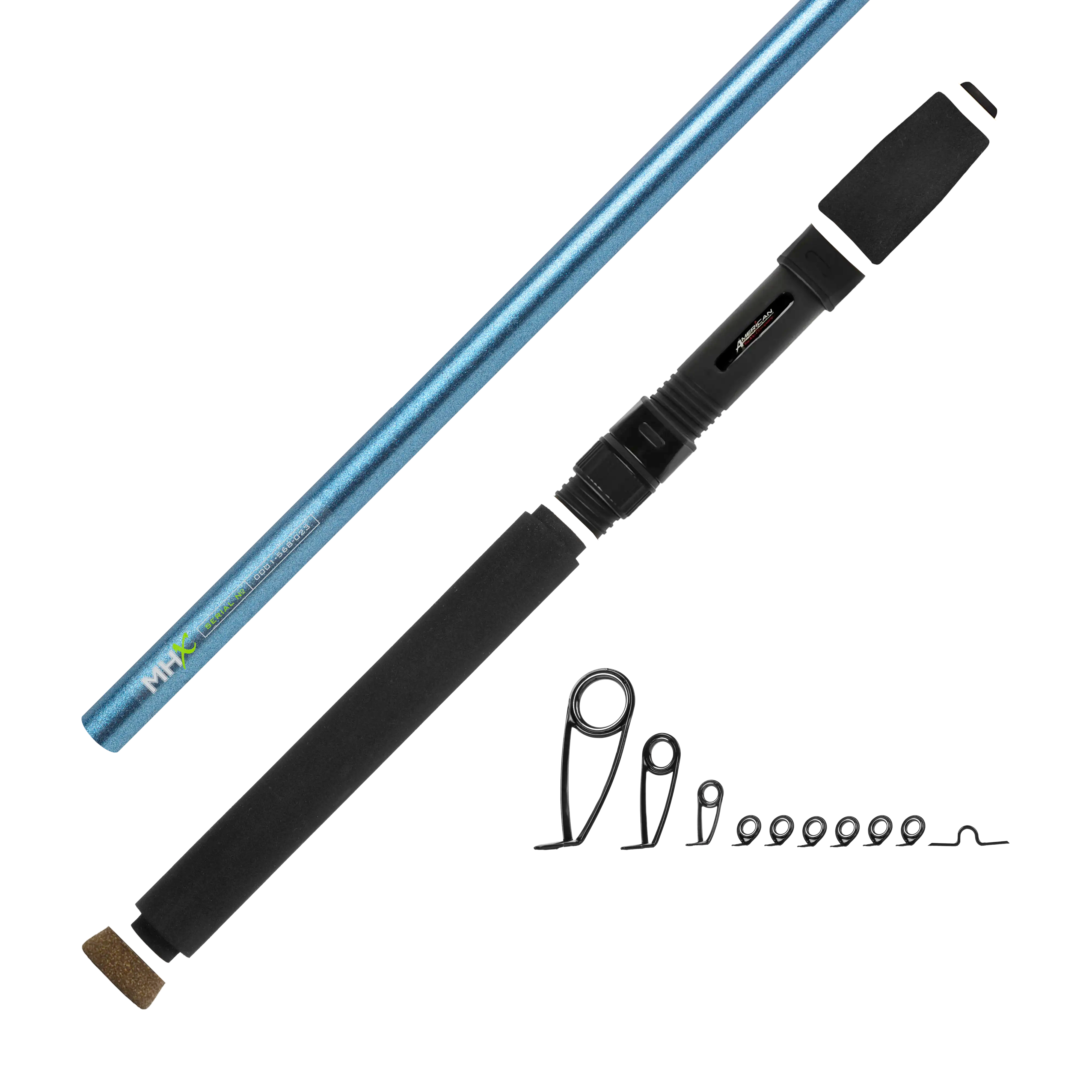 6'6" Ultralight MHX Light Spinning Rod Kit