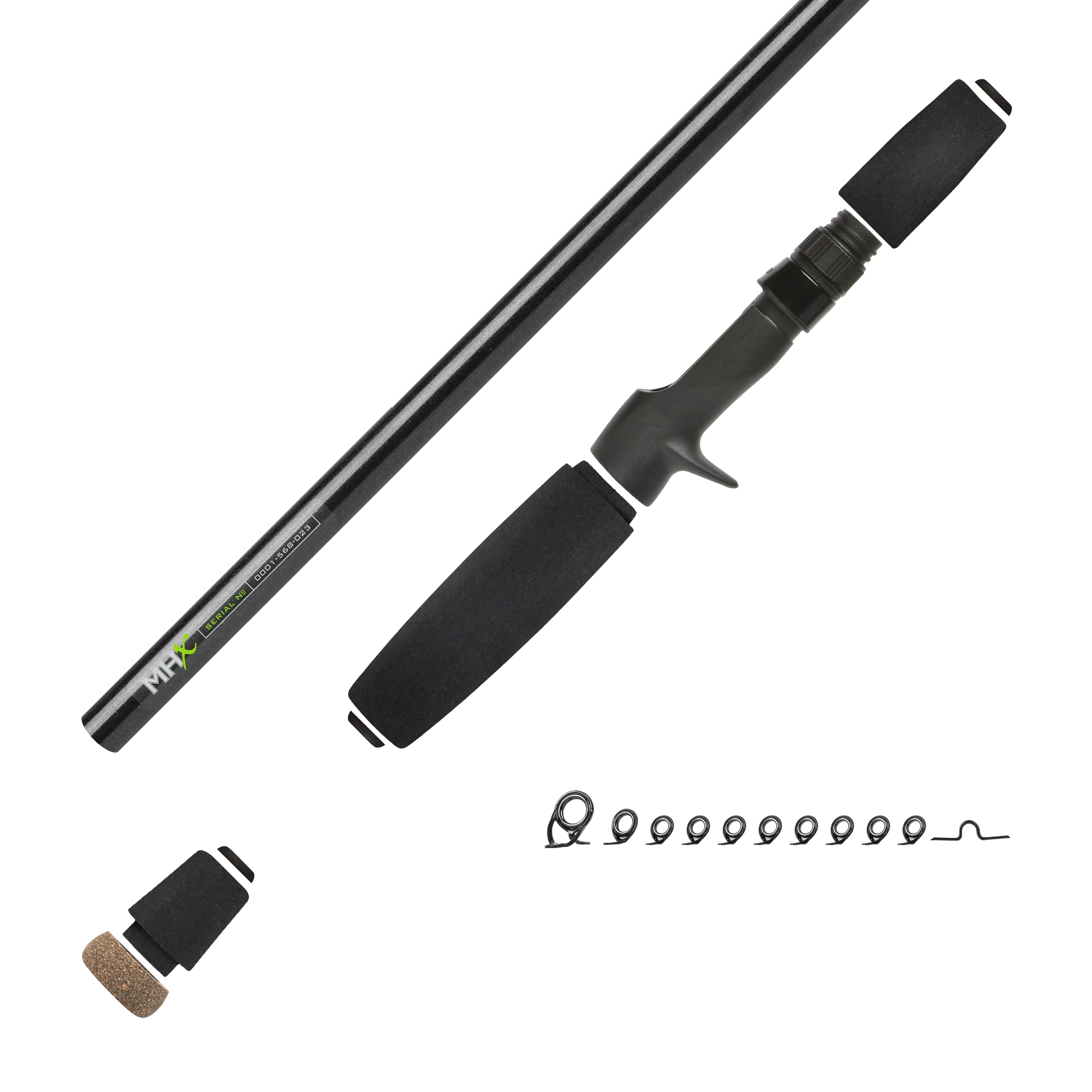 7'3" Med-Heavy MHX Mag Bass Casting Rod Kit