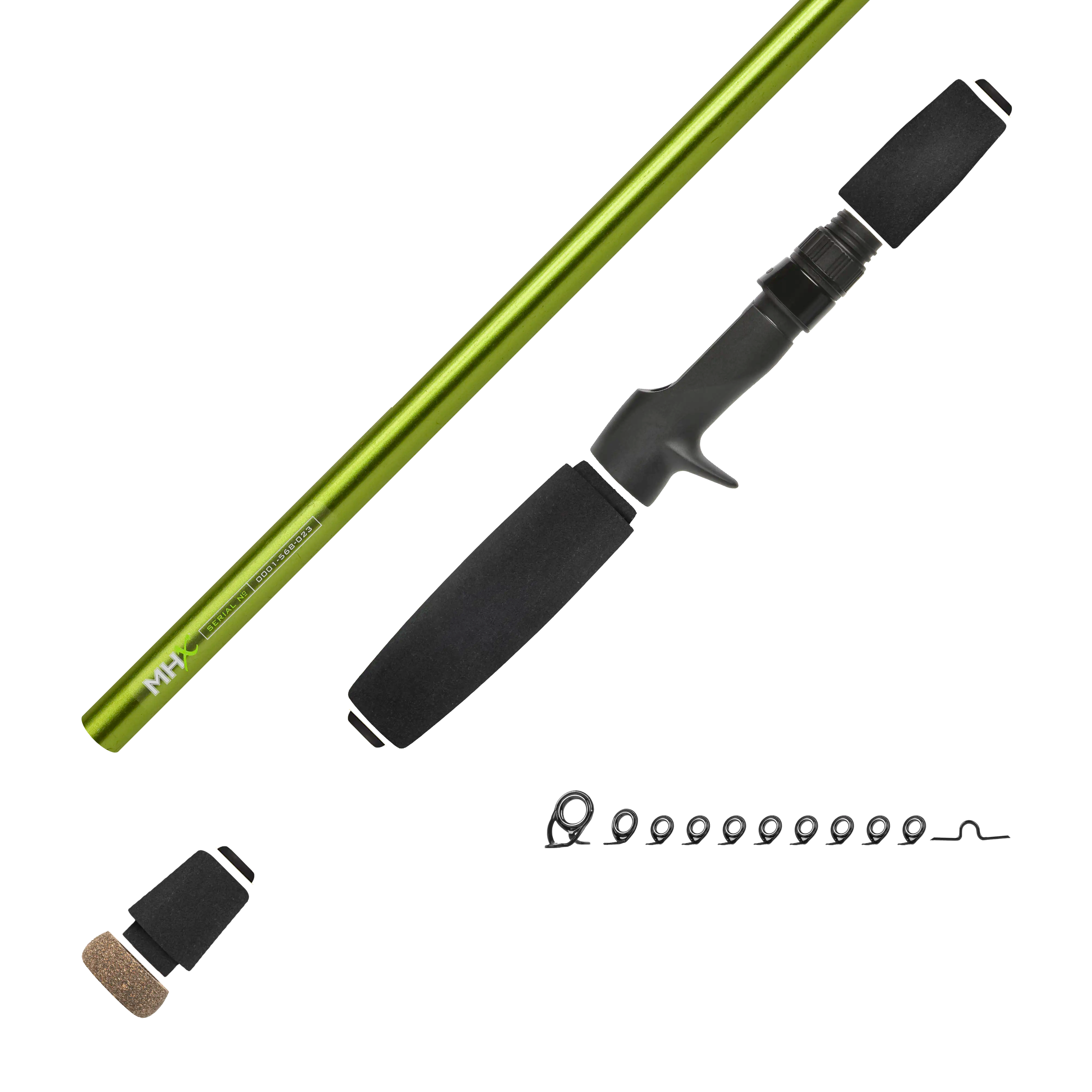 7'3" Med-Heavy MHX Mag Bass Casting Rod Kit