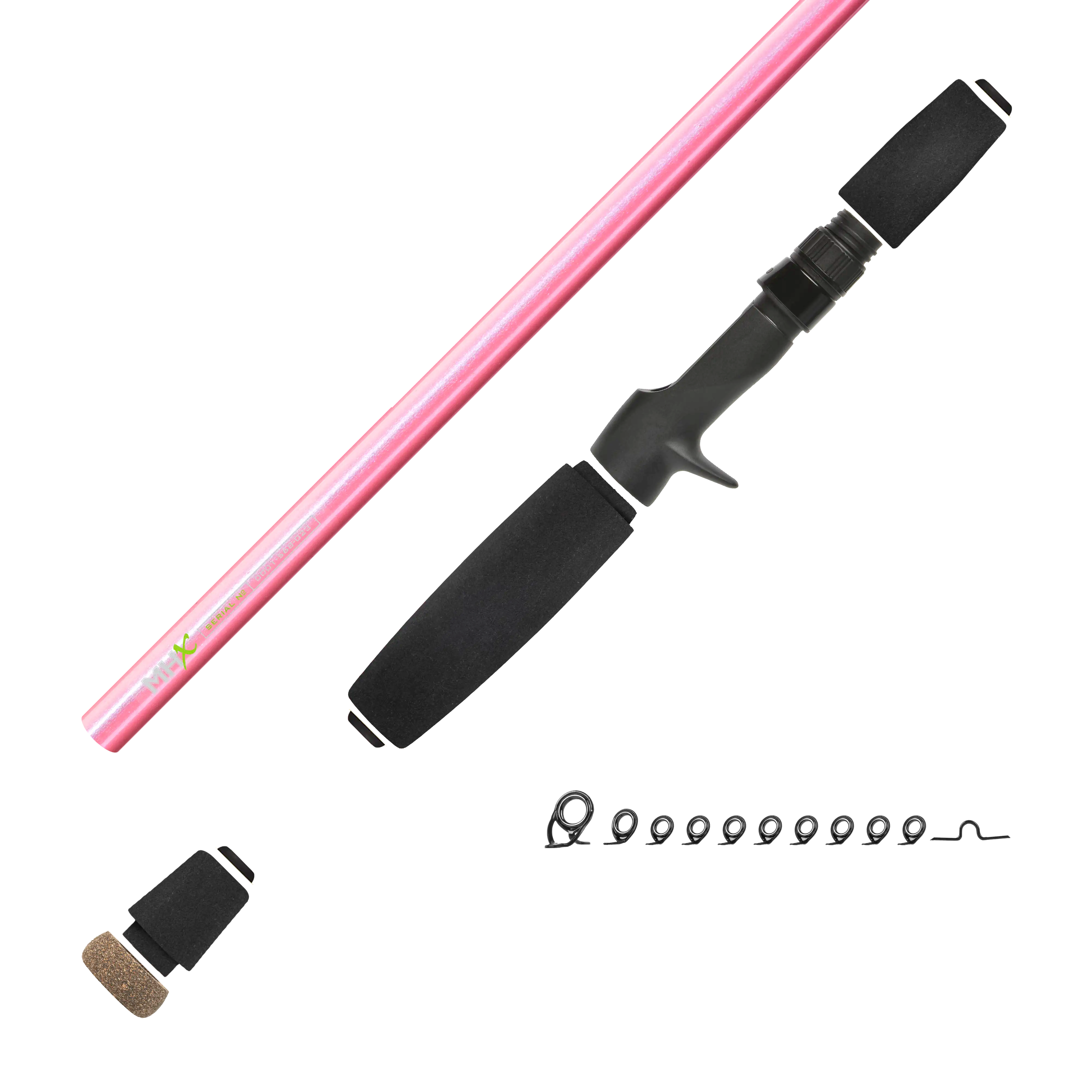 7'3" Med-Heavy MHX Mag Bass Casting Rod Kit