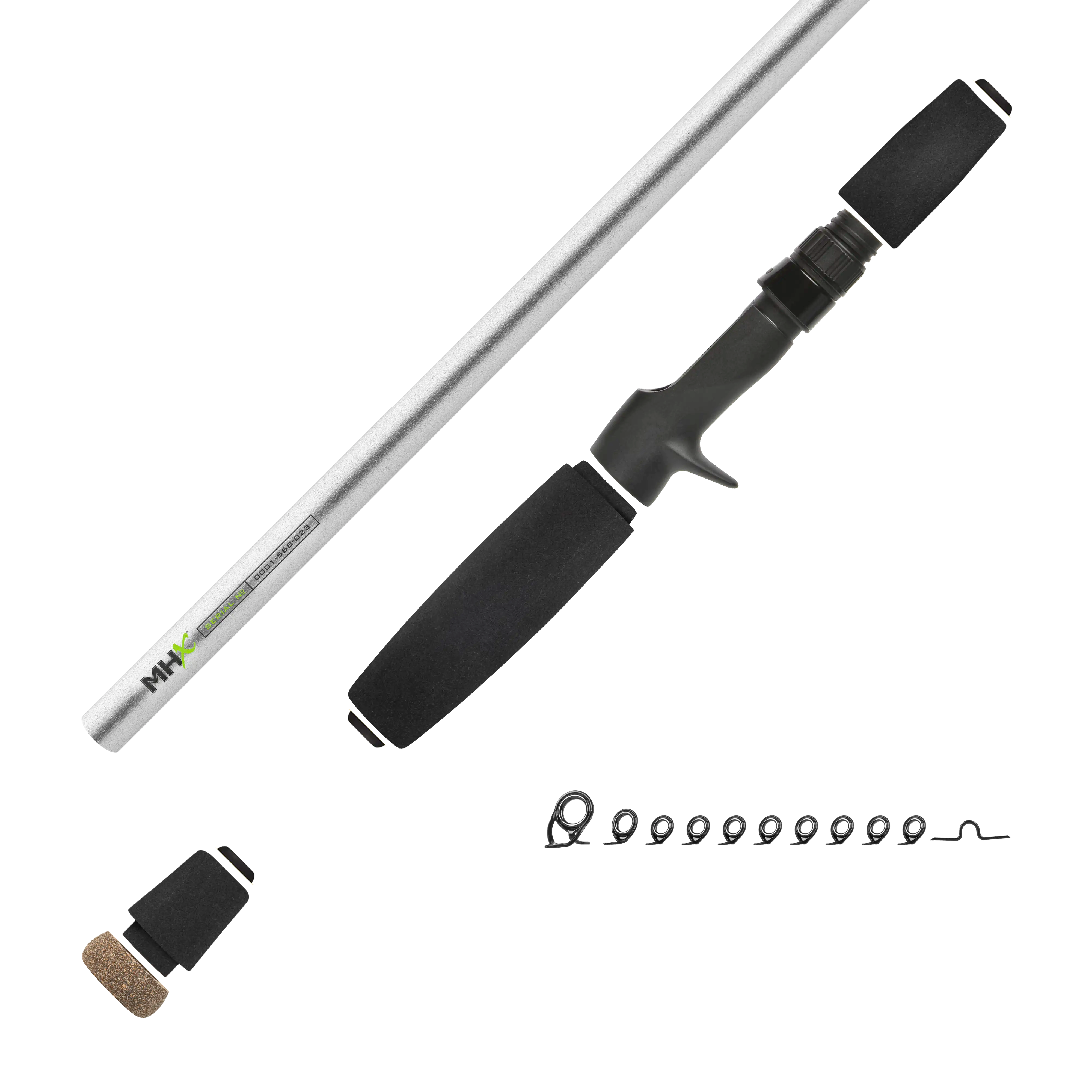 7'3" Med-Heavy MHX Mag Bass Casting Rod Kit