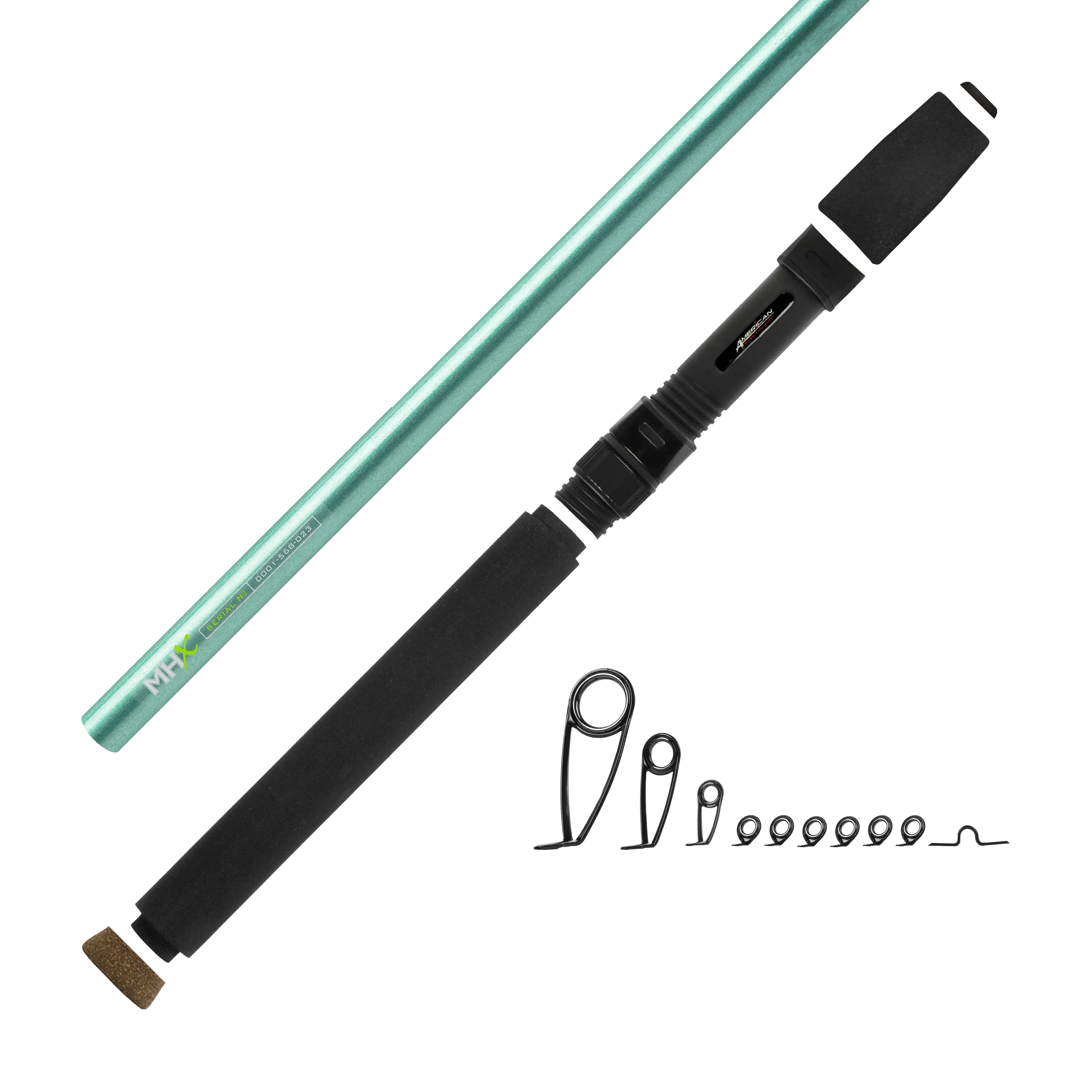 6'6" Ultralight MHX Light Spinning Rod Kit