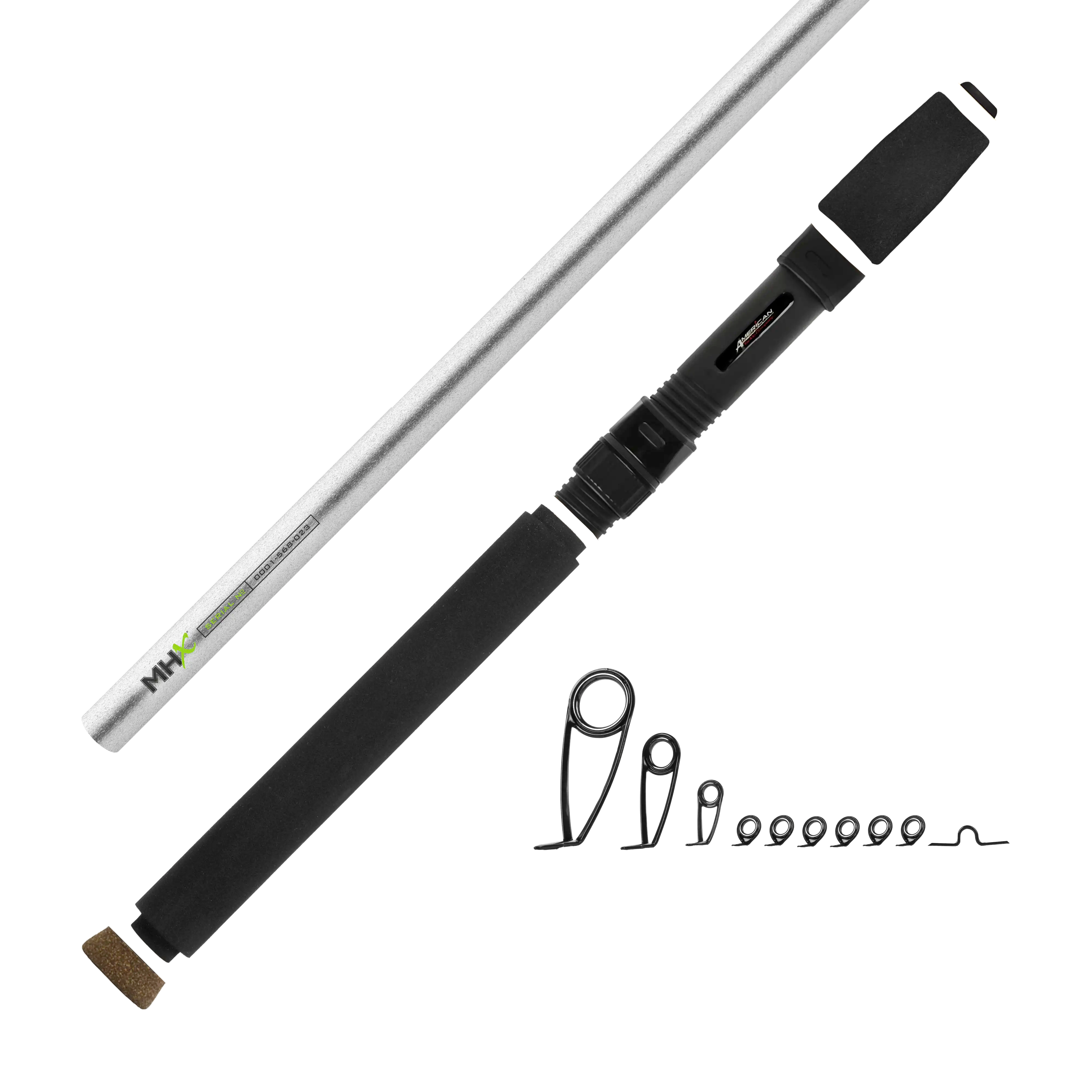 6'6" Ultralight MHX Light Spinning Rod Kit