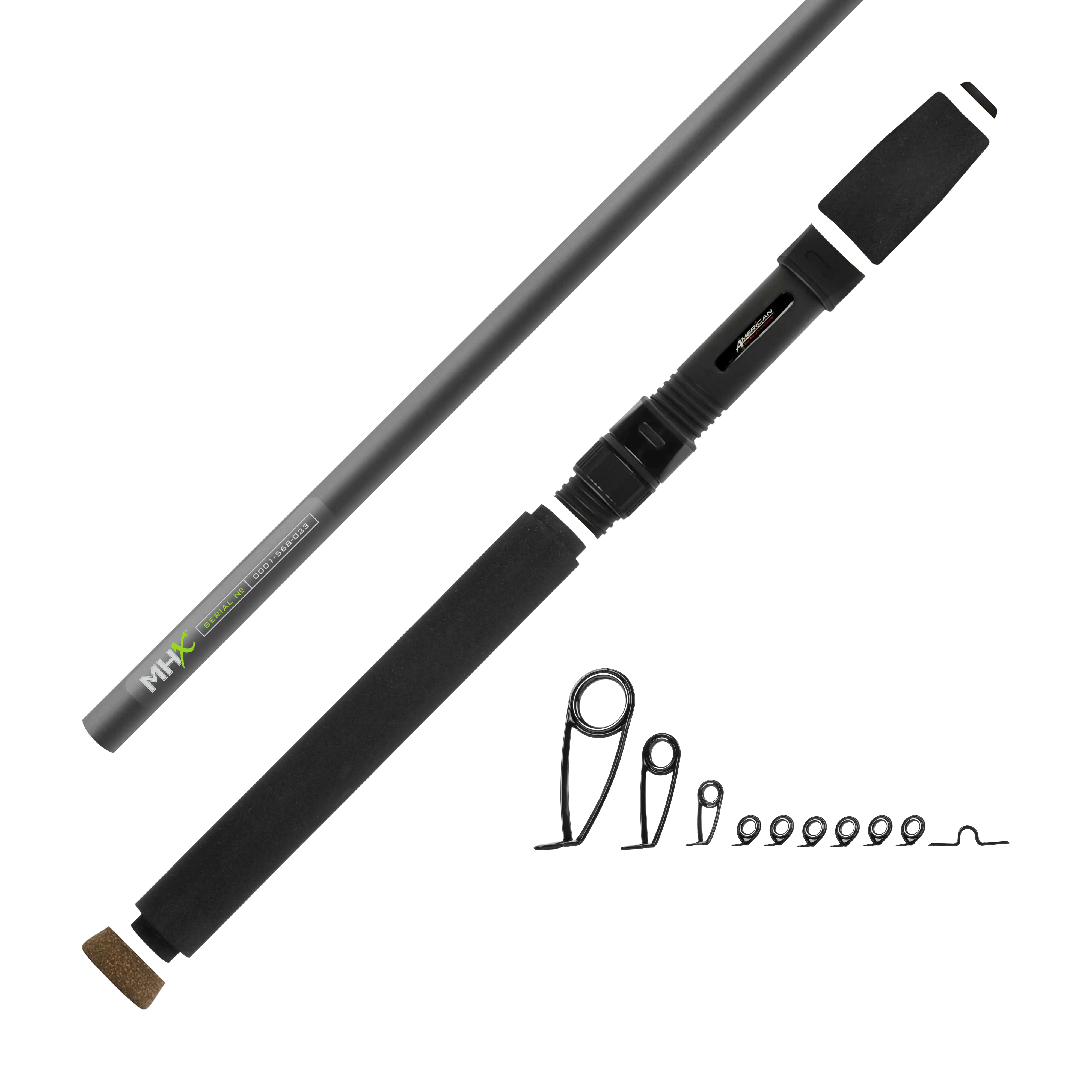 6'6" Ultralight MHX Light Spinning Rod Kit