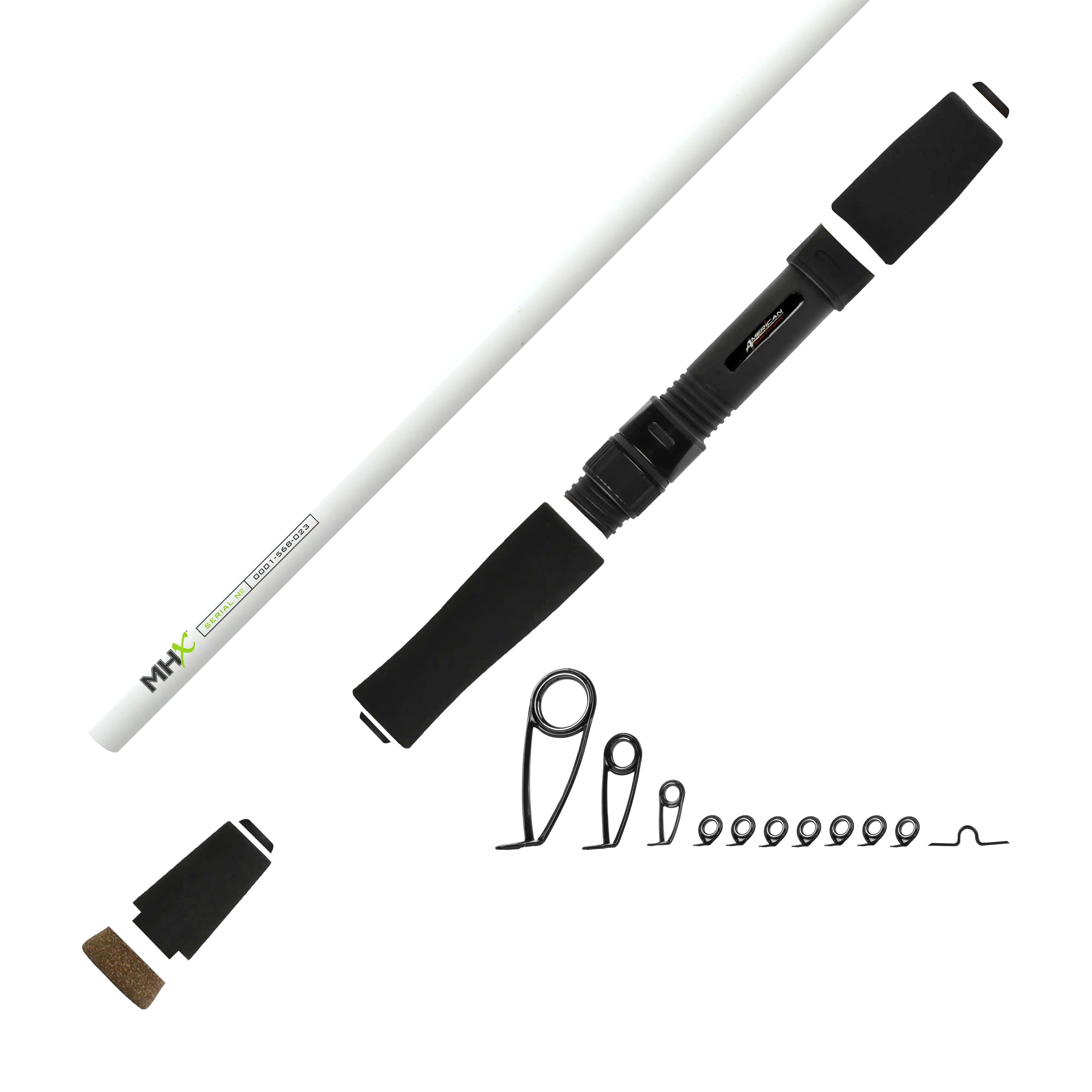 7'0" Med-Light MHX Spin Jig Spinning Rod Kit