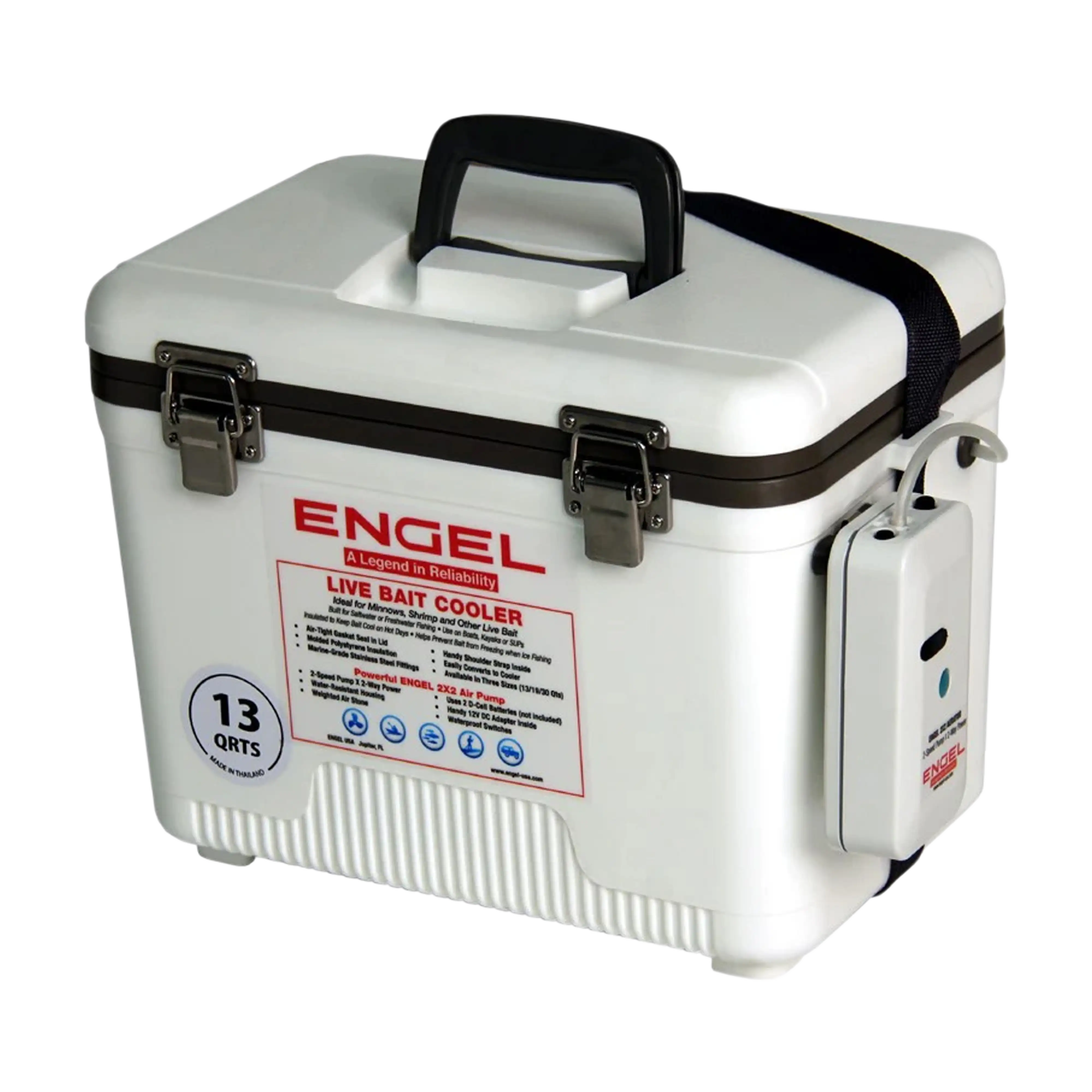 Engel 13 Qt. Live Bait Cooler with Air Pump