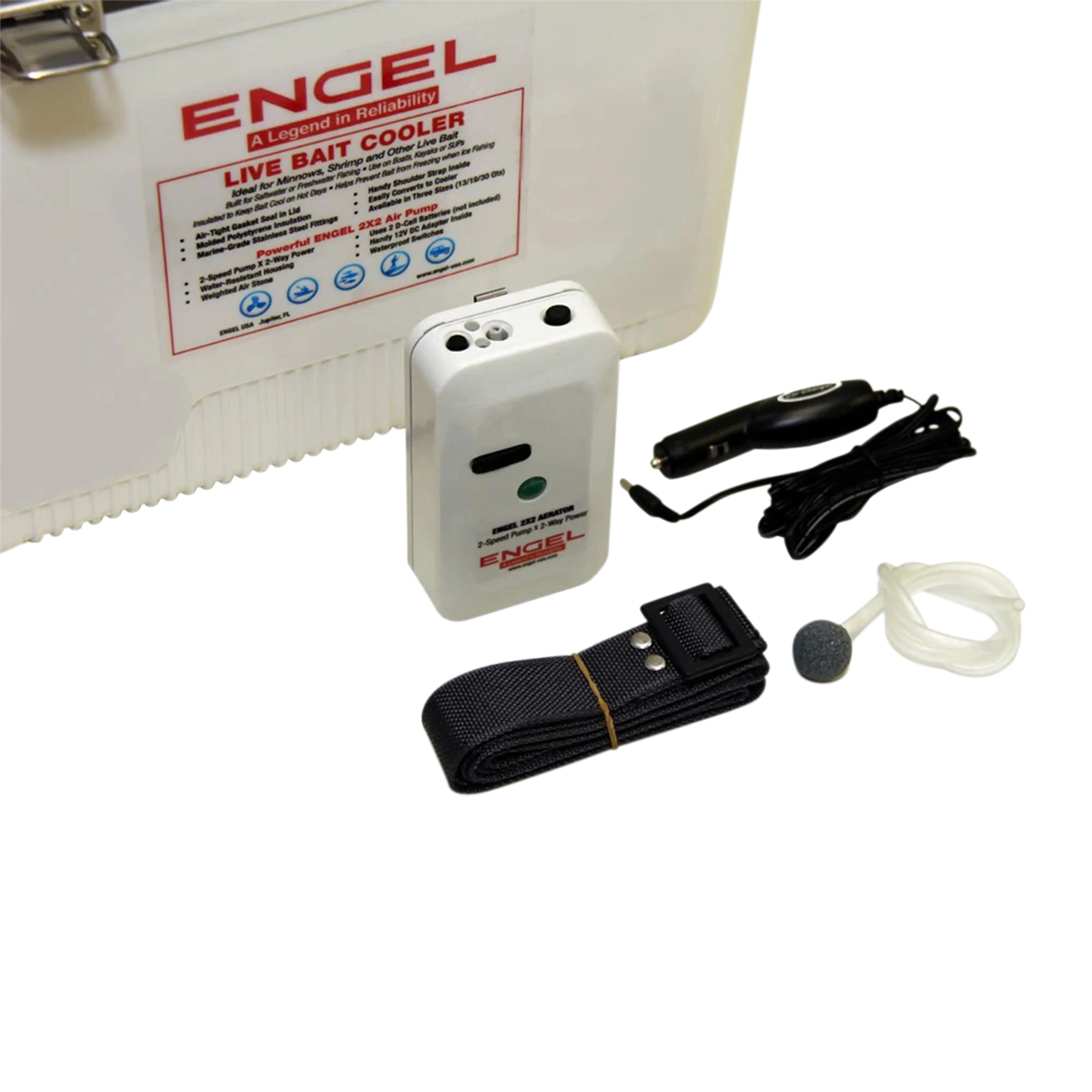 Engel 13 Qt. Live Bait Cooler with Air Pump