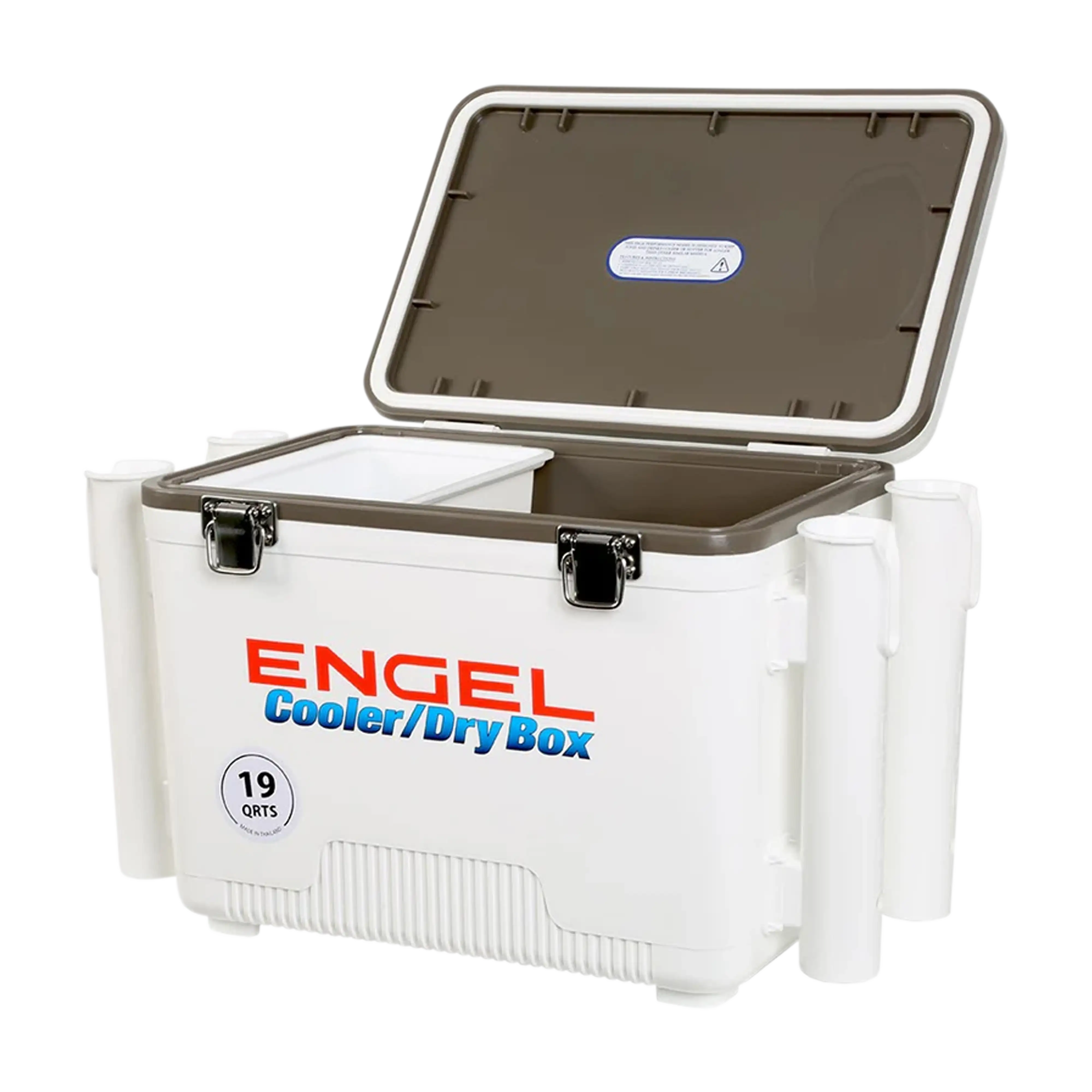 Engel Cooler/Dry Box with Rod Holders