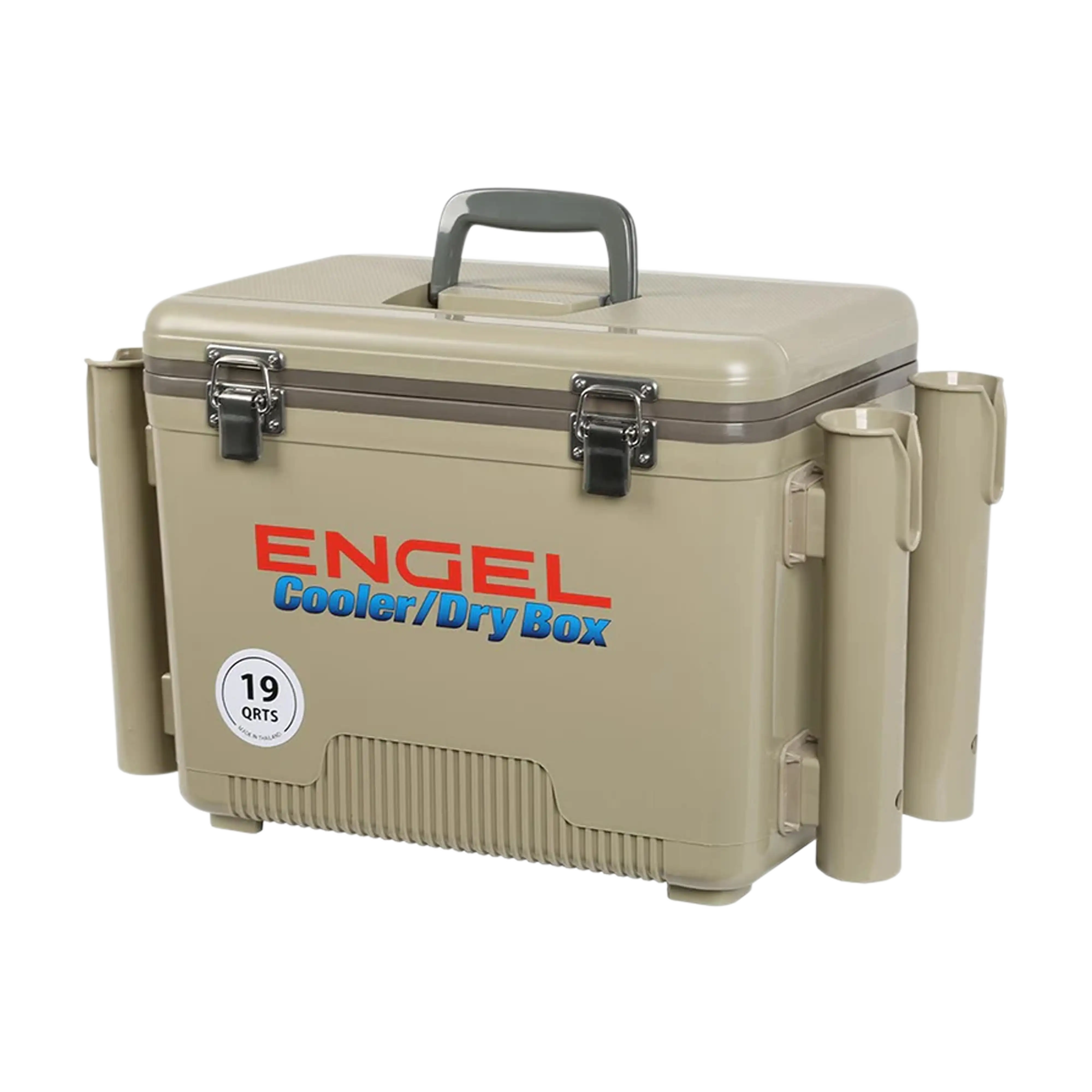 Engel Cooler/Dry Box with Rod Holders