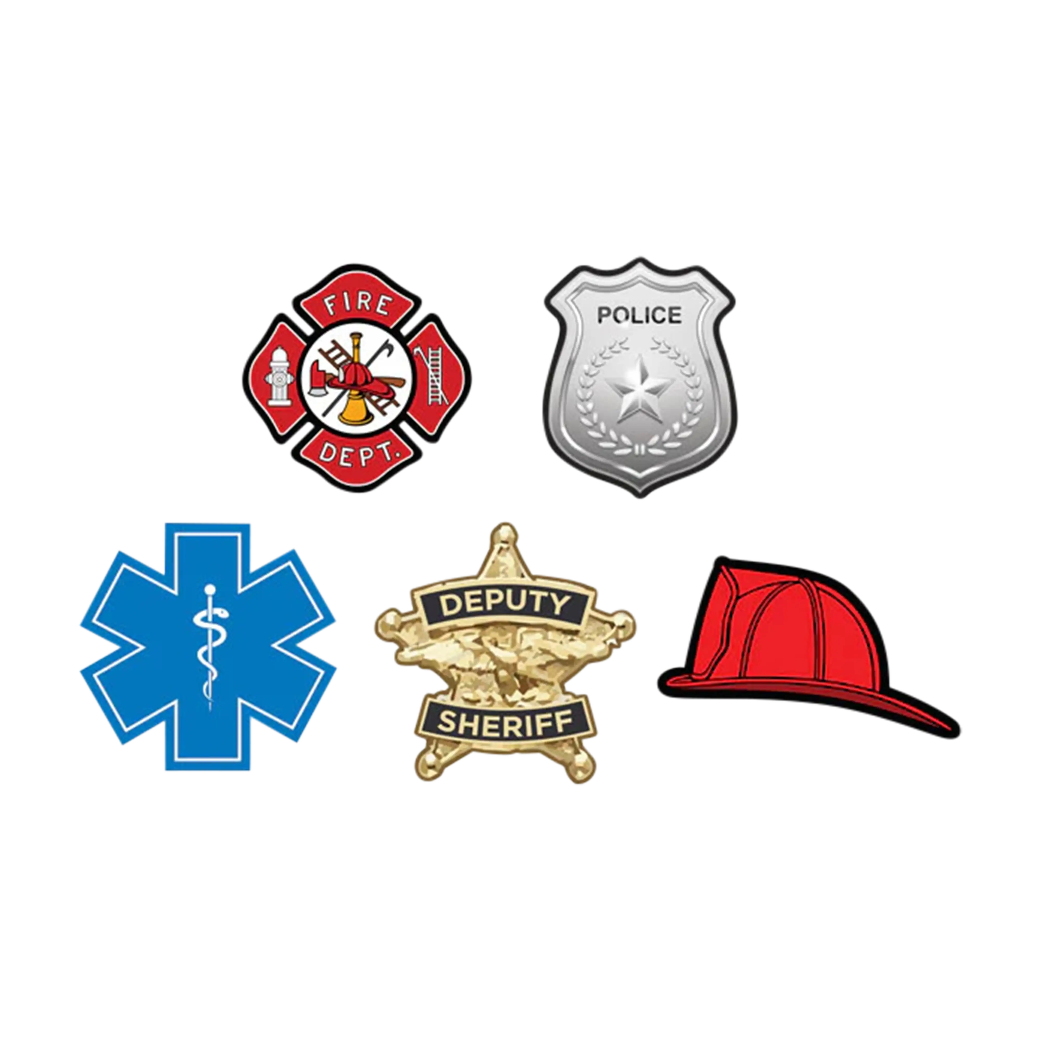 Mud Hole First Responder Rod Decals