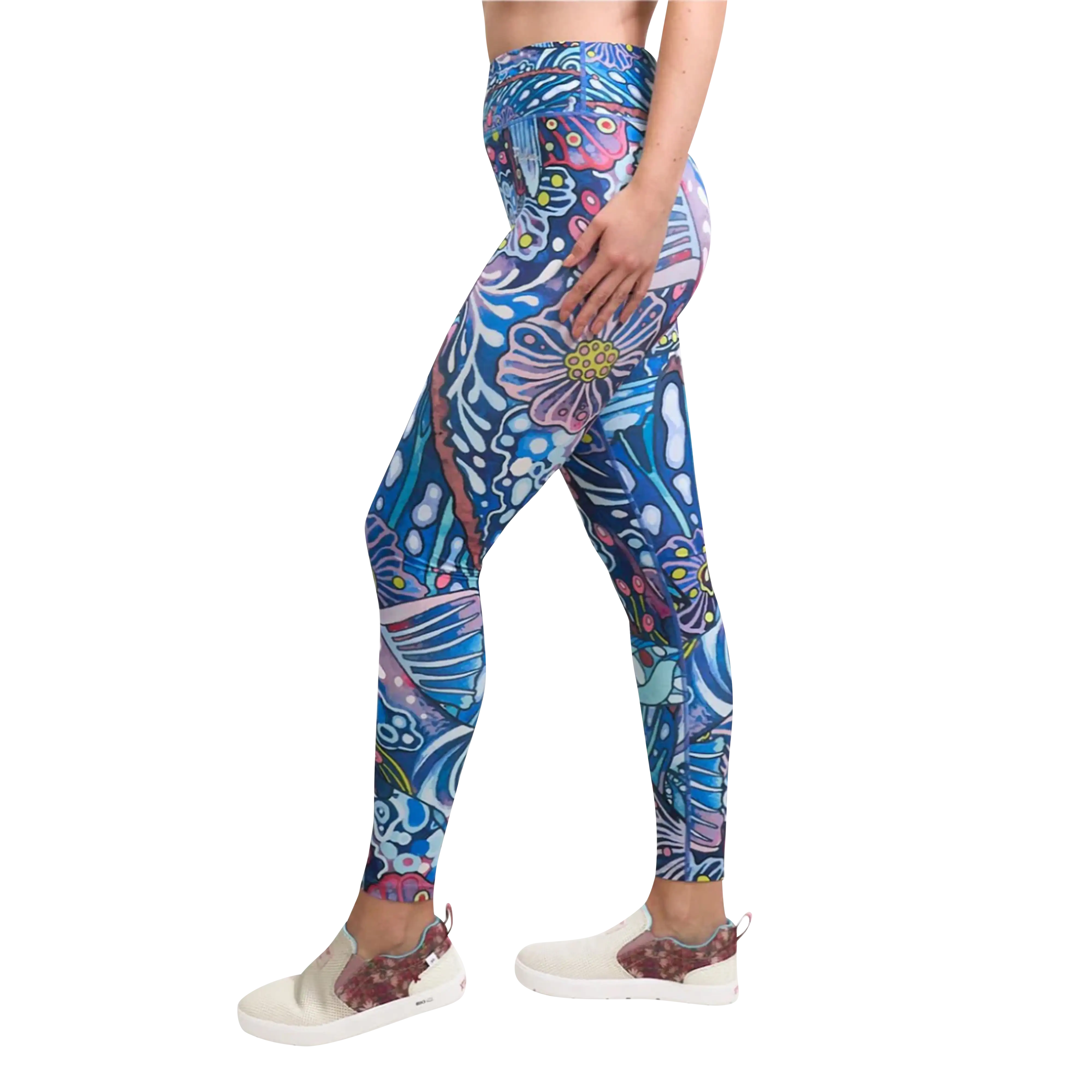 Fishe Women’s High-Waisted Leggings Enchanted Grayling