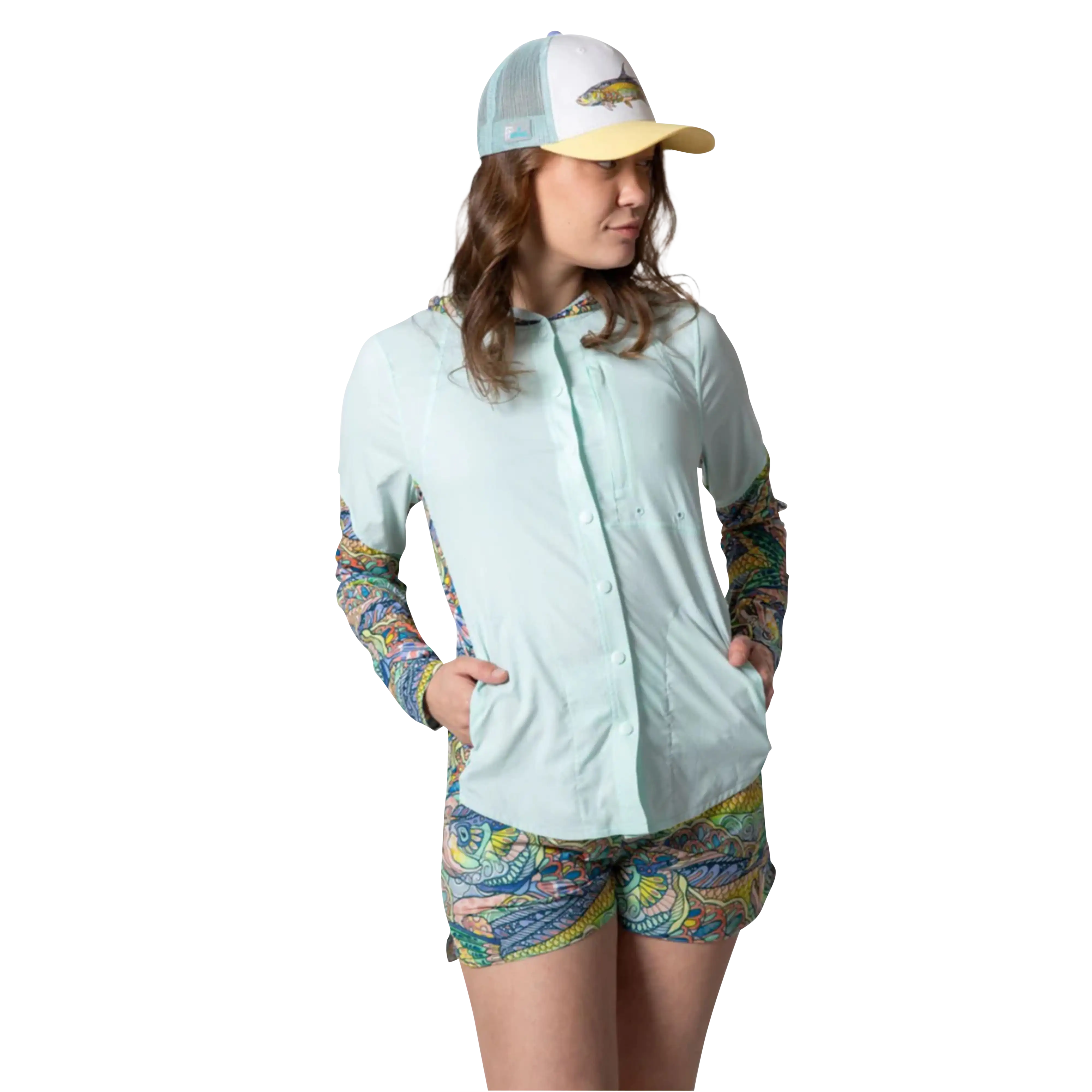 Fishe Women's Coastline Hybrid Sunshirt