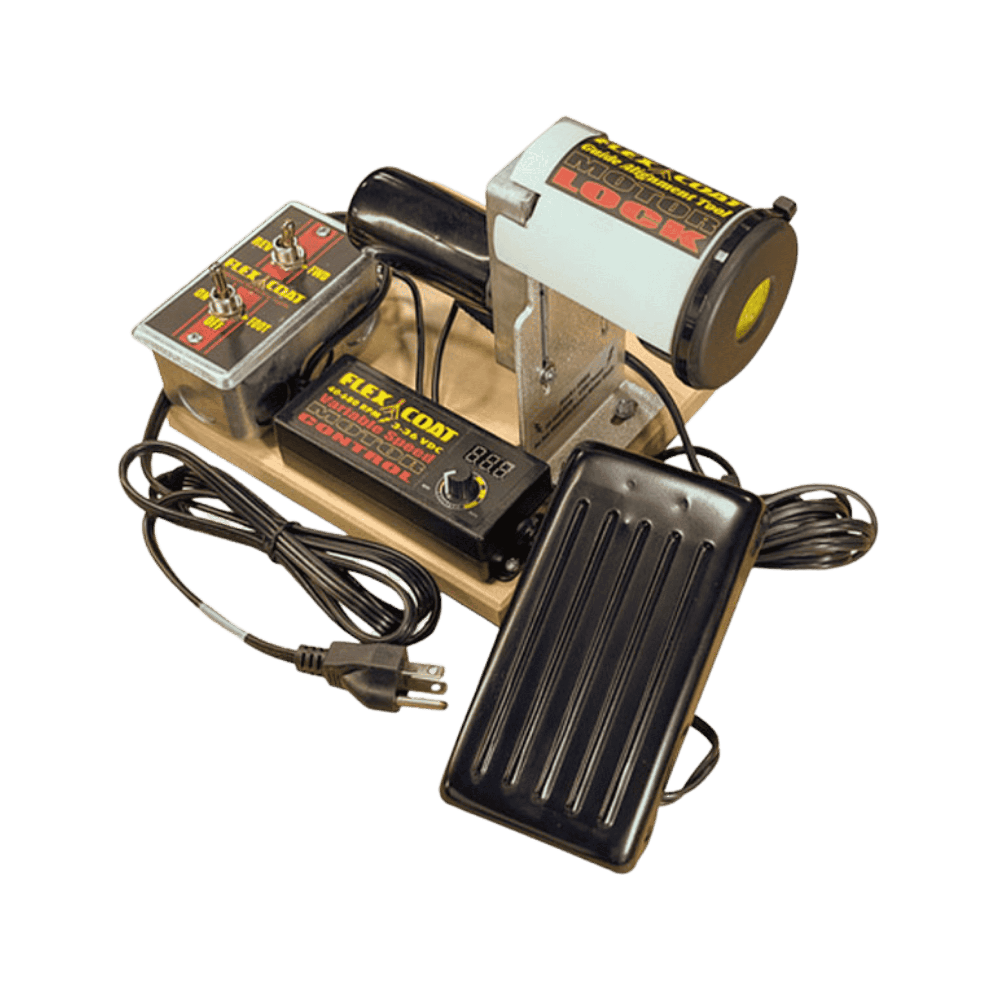 Flex Coat Dual Control Wrapping / Finishing Variable Speed 36 Volt DC Motor