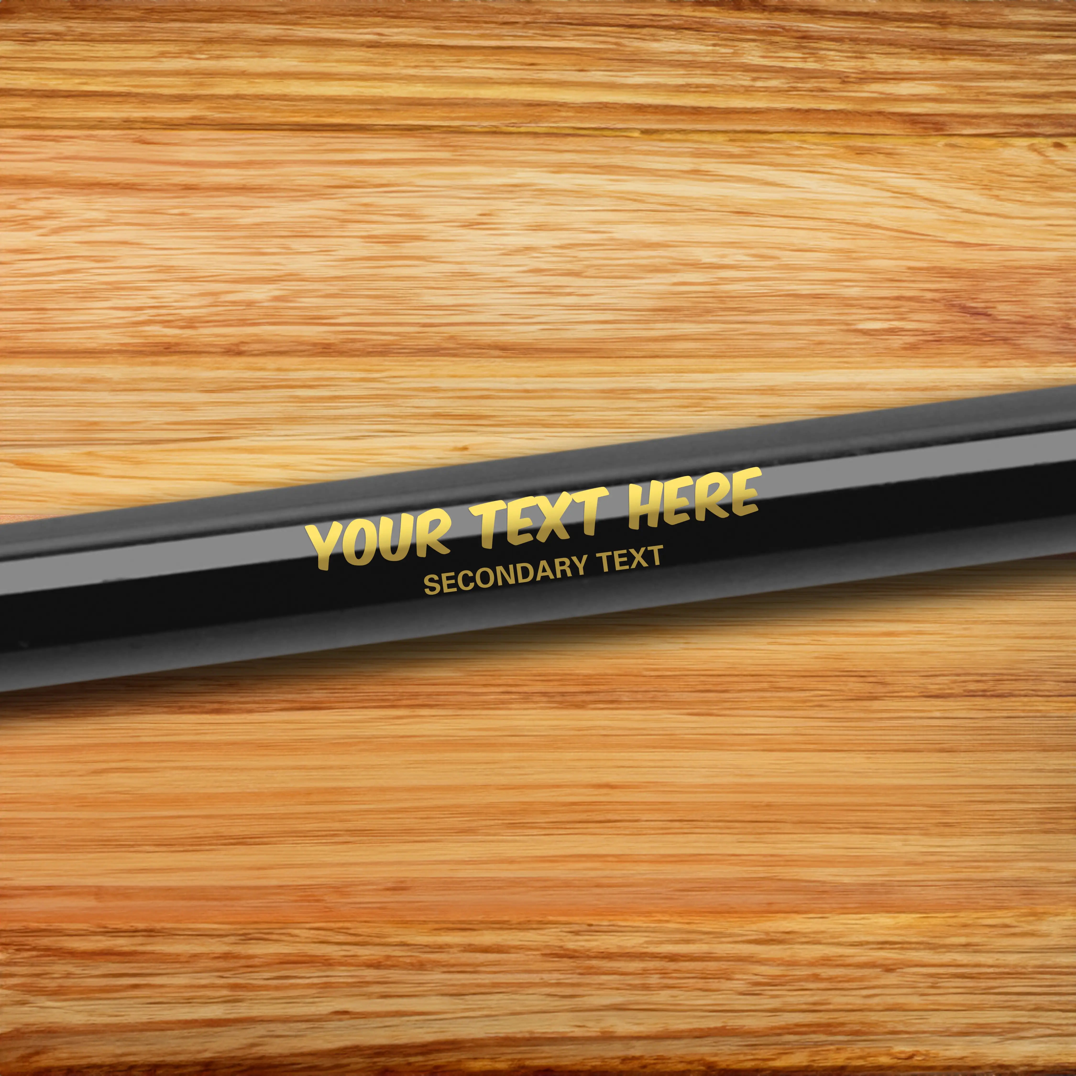 Mud Hole Customizable Designer Rod Decals - Comic