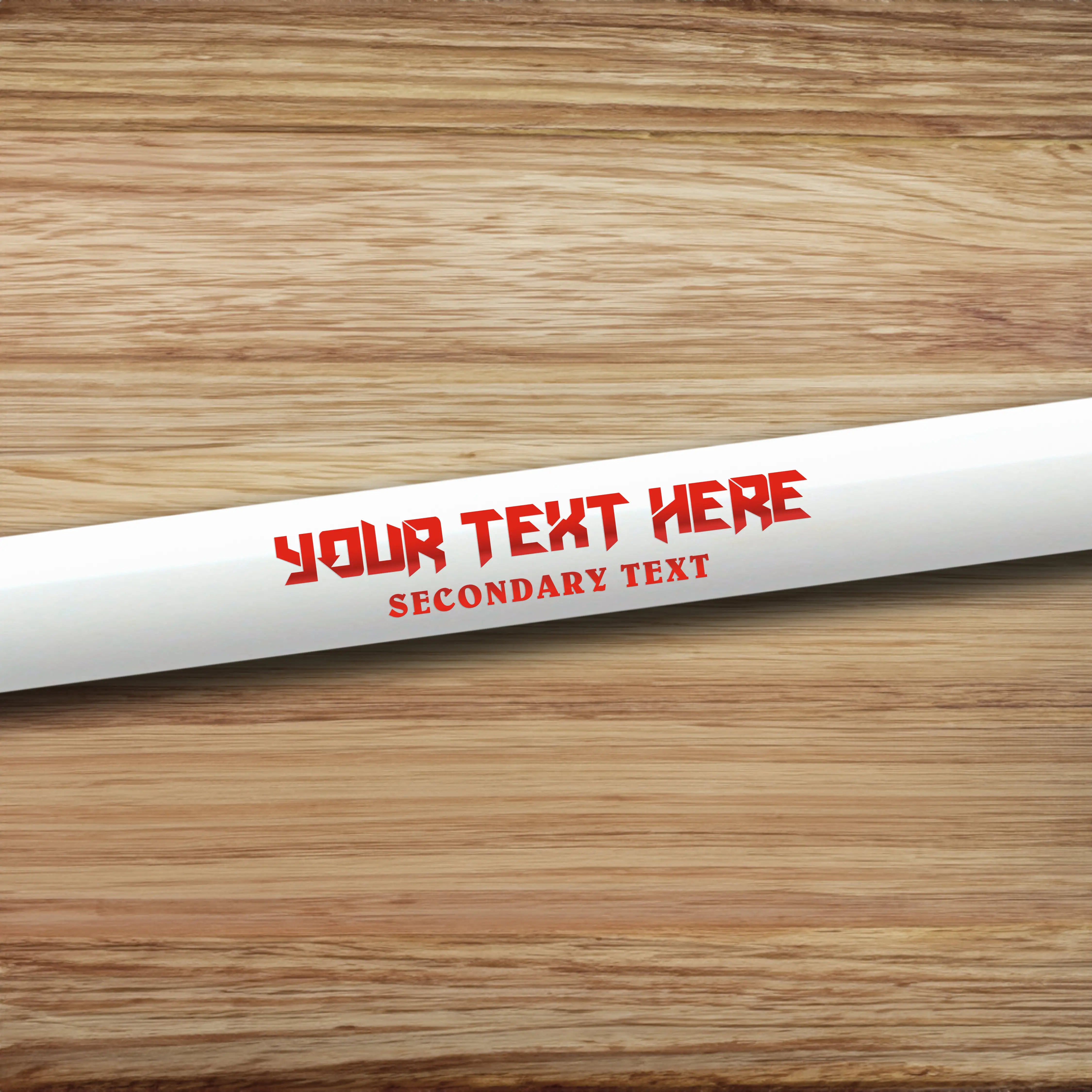 Mud Hole Customizable Designer Rod Decals - Sharp