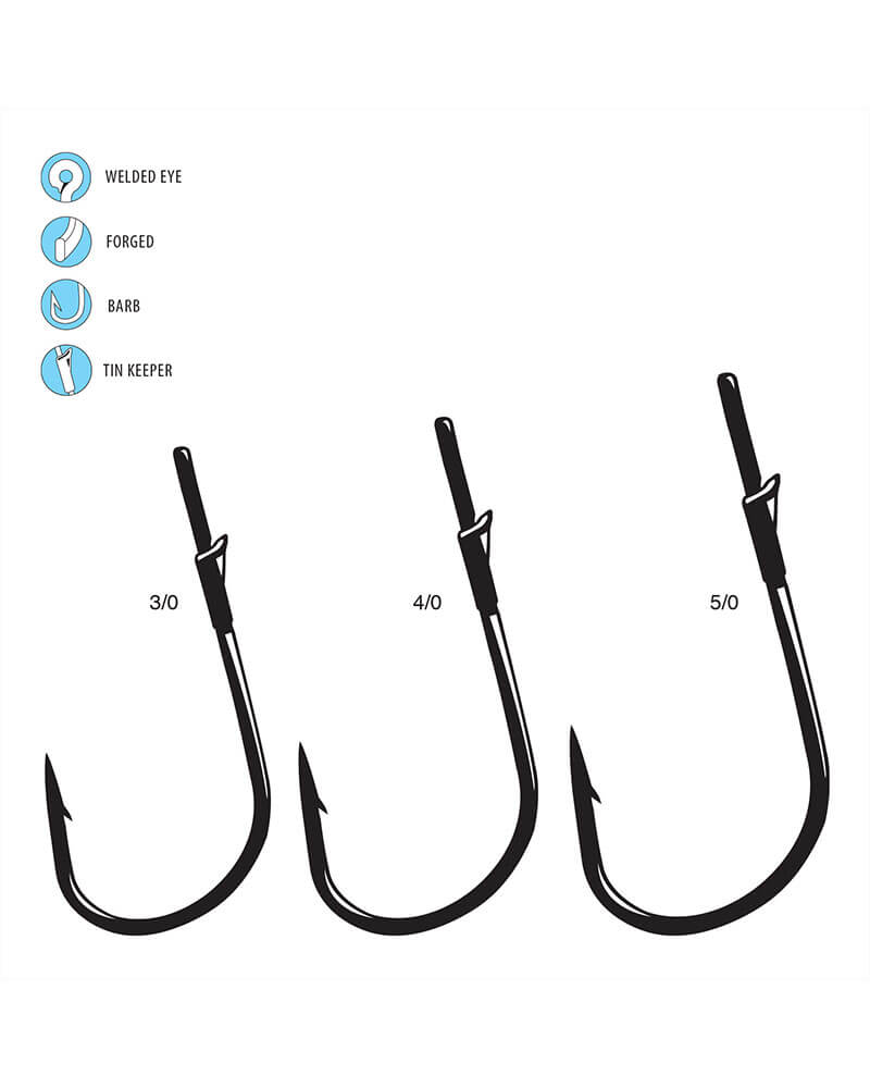 Gamakatsu Super Heavy Cover Worm Hook Size Specs