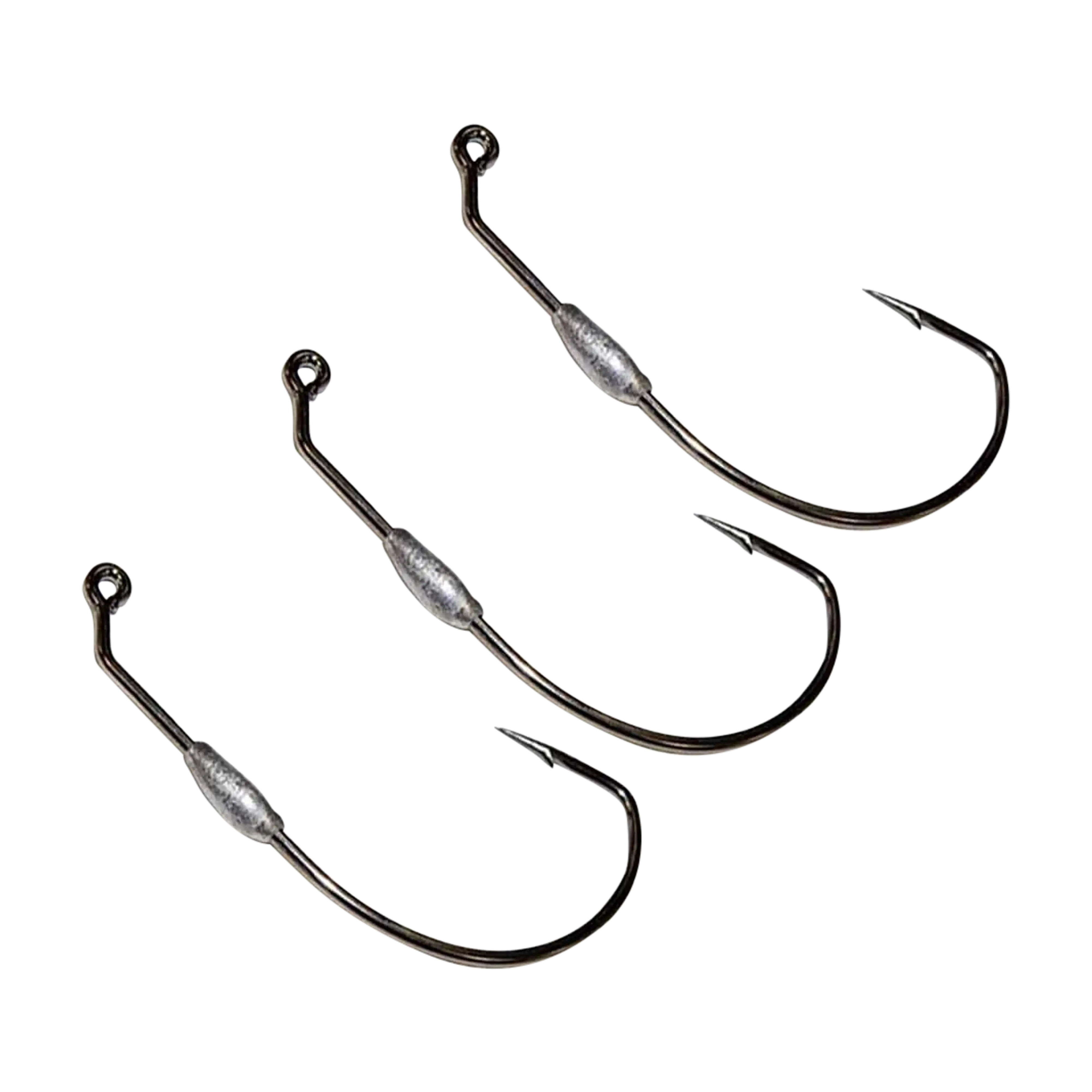 Gambler EZ Weighted Fishing Hook - 3pk