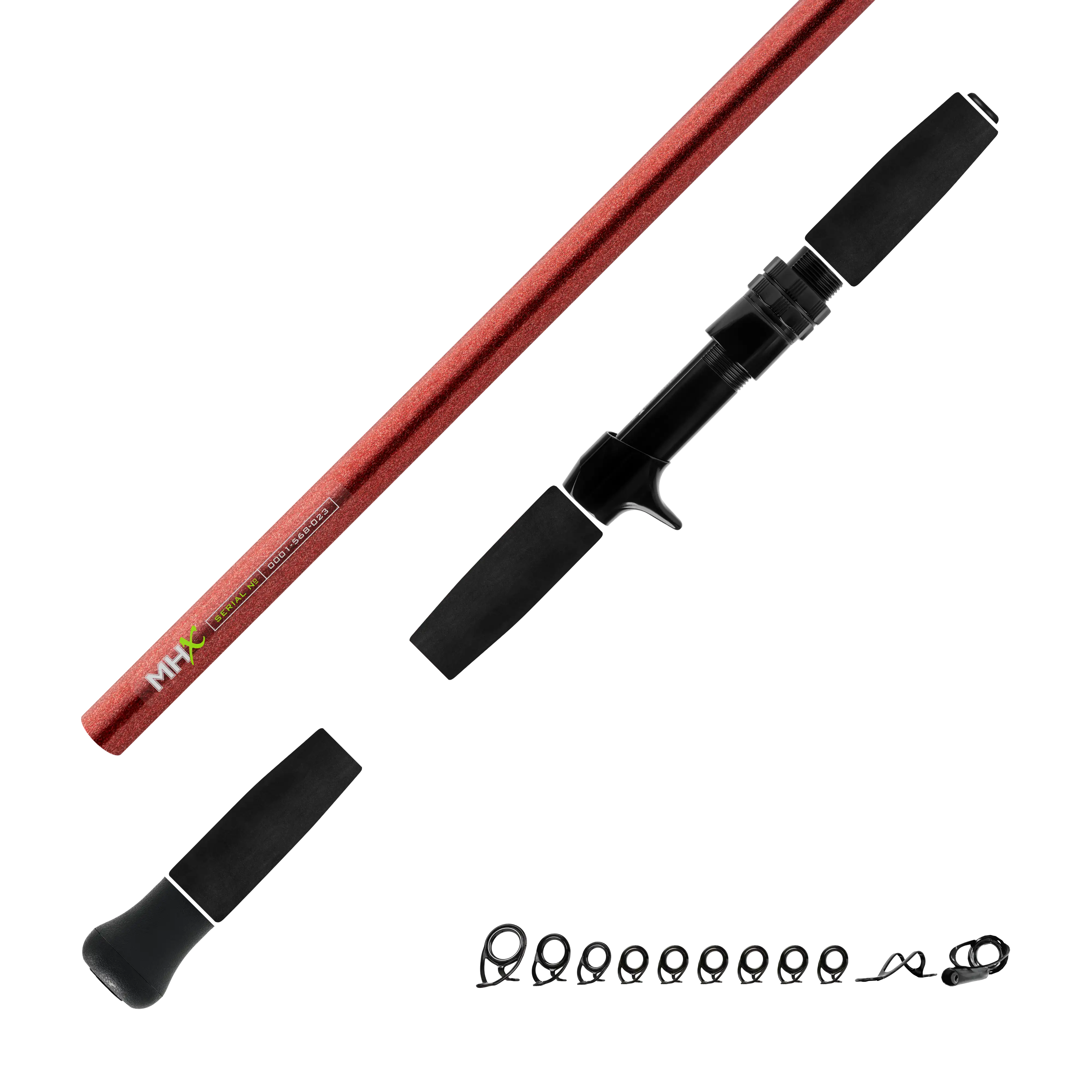 Heavy Inshore Saltwater Casting Kits - Metallic Red