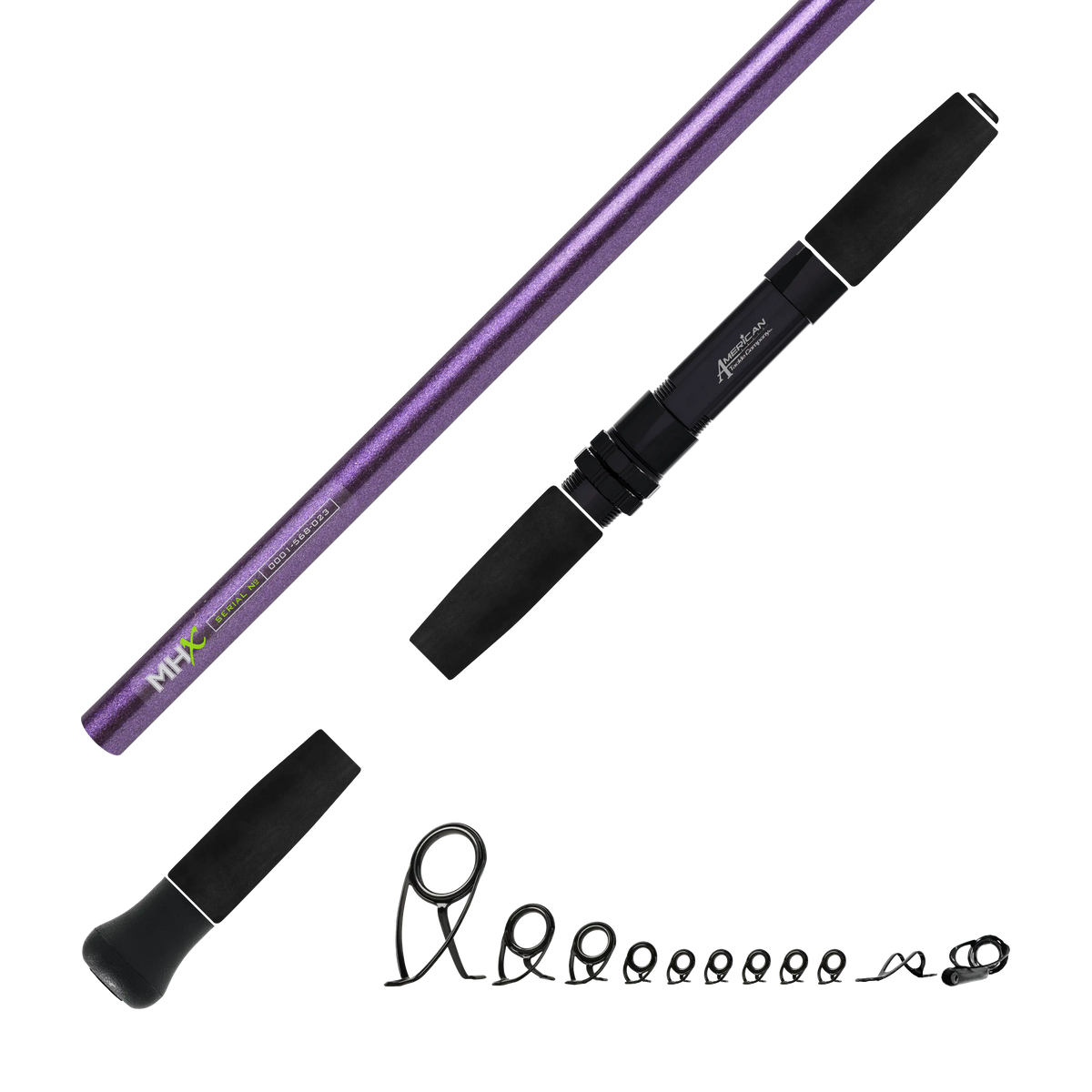 Heavy Inshore Saltwater Spinning Kits - Metallic Purple