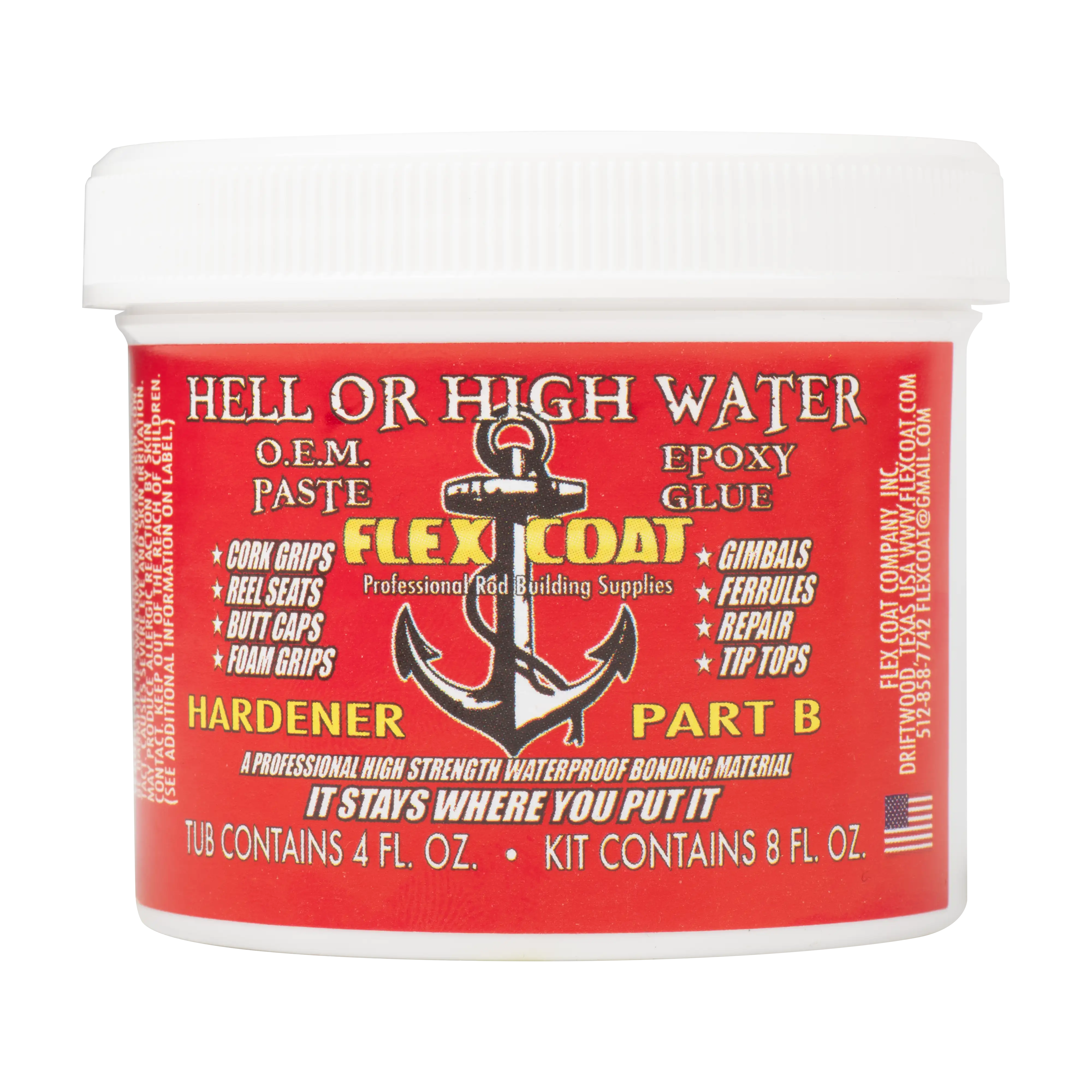 Flex Coat Hell or High Water Paste Epoxy - 8 oz