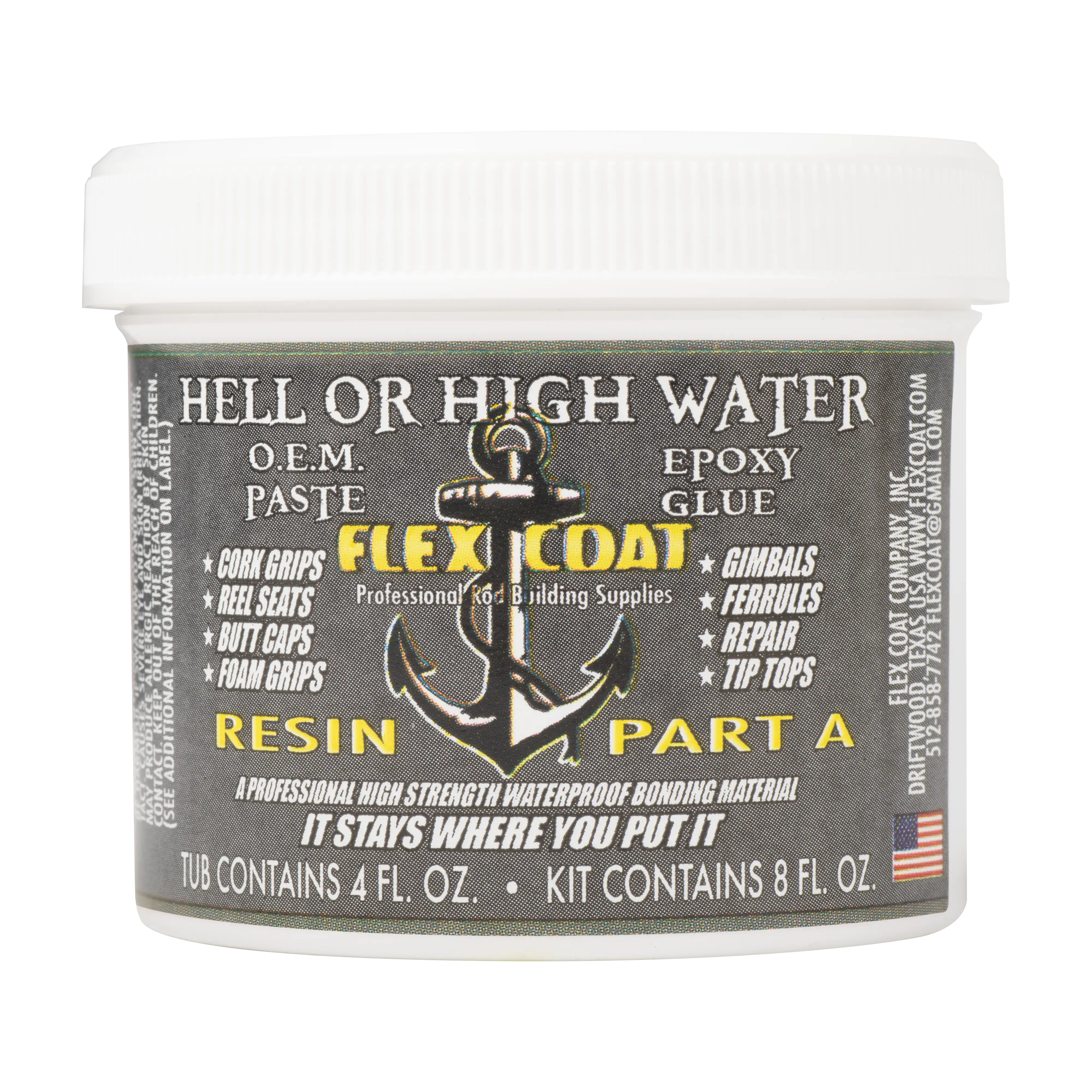 Flex Coat Hell or High Water Paste Epoxy - 8 oz