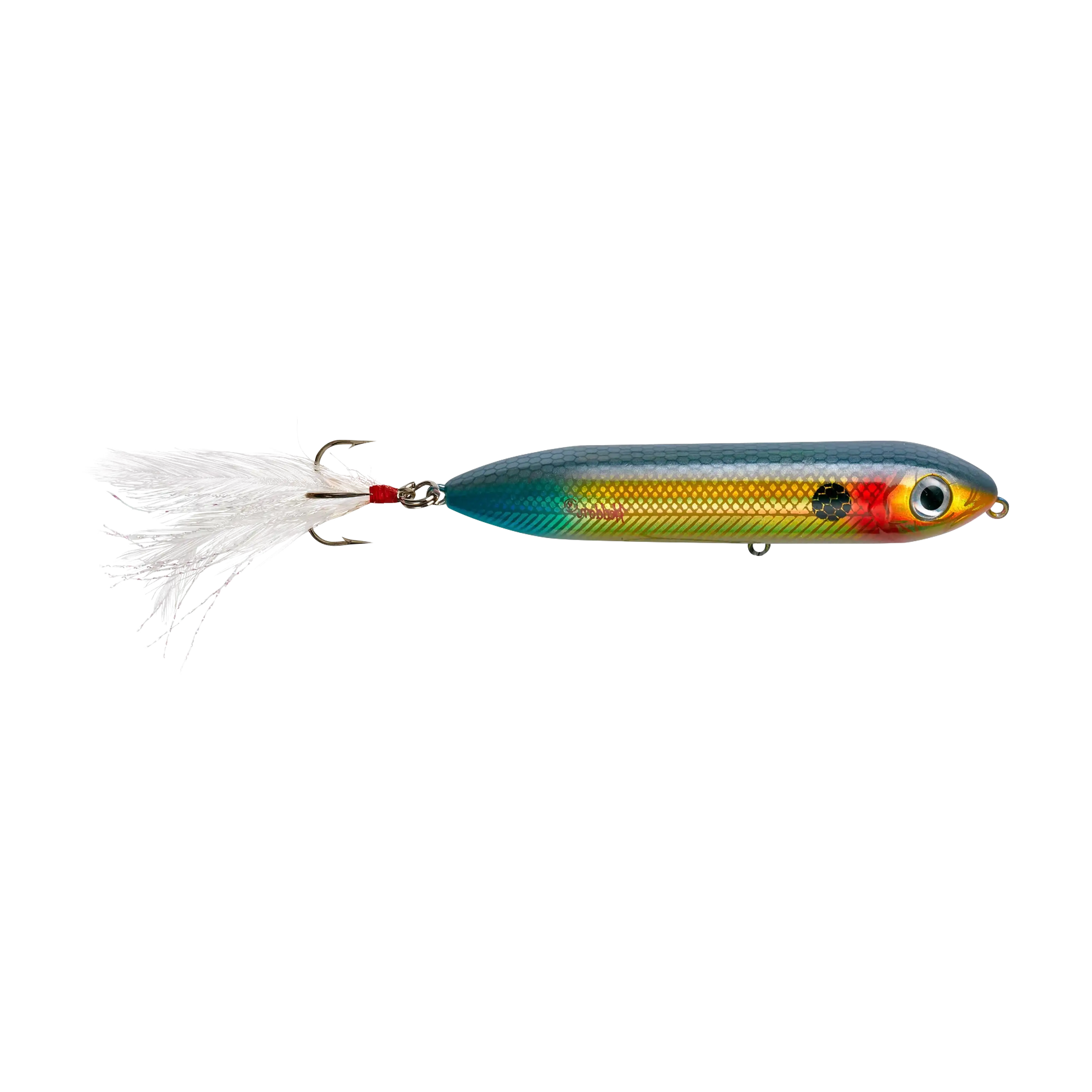 Heddon Feather Dressed Super Spook Jr. Topwater Bait