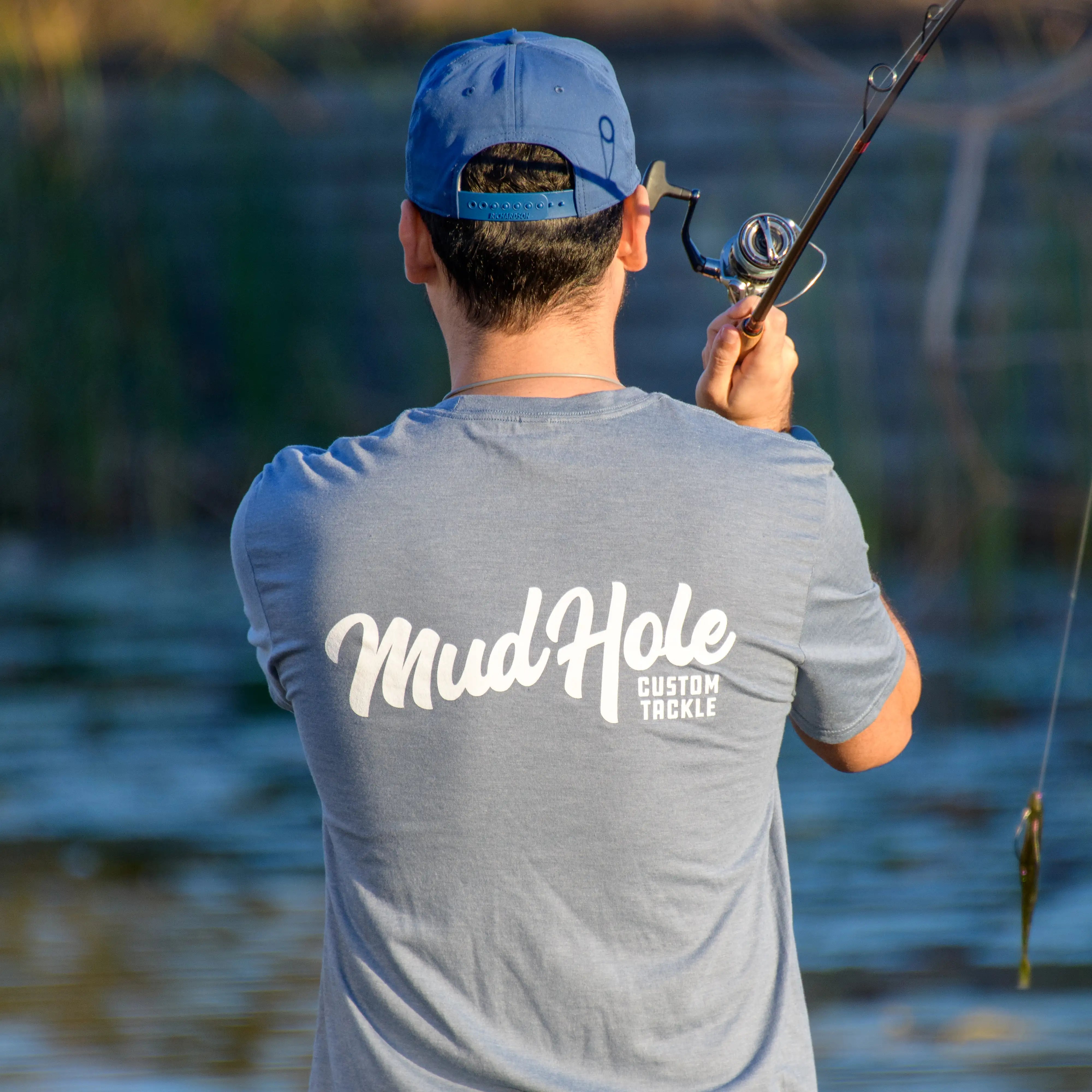 Mud Hole Script Logo Tees
