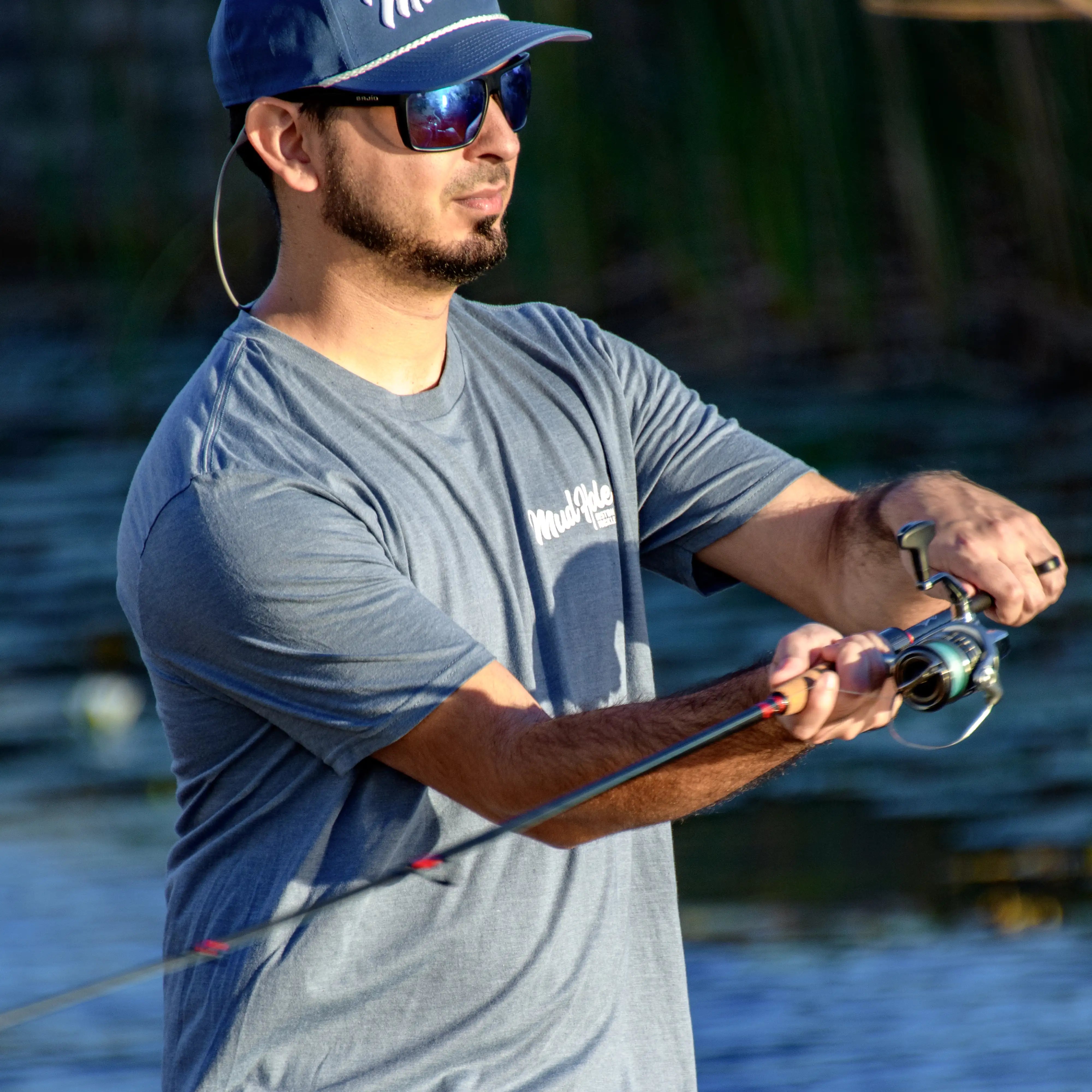 Mud Hole Script Logo Tees