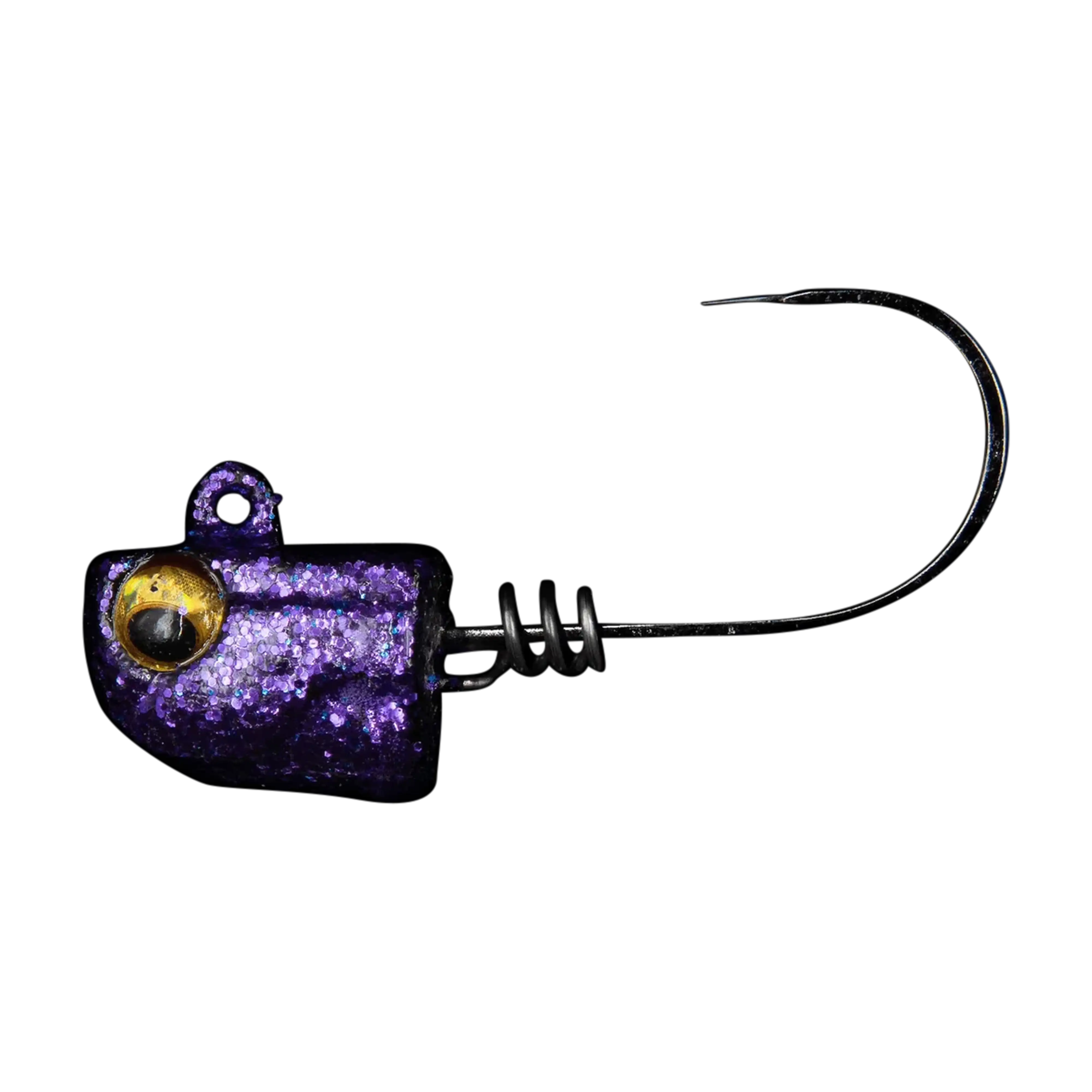 NLBN 3" Screw Lock Jig Heads – with Heavy-Duty Mustad Hooks (3-Pack)