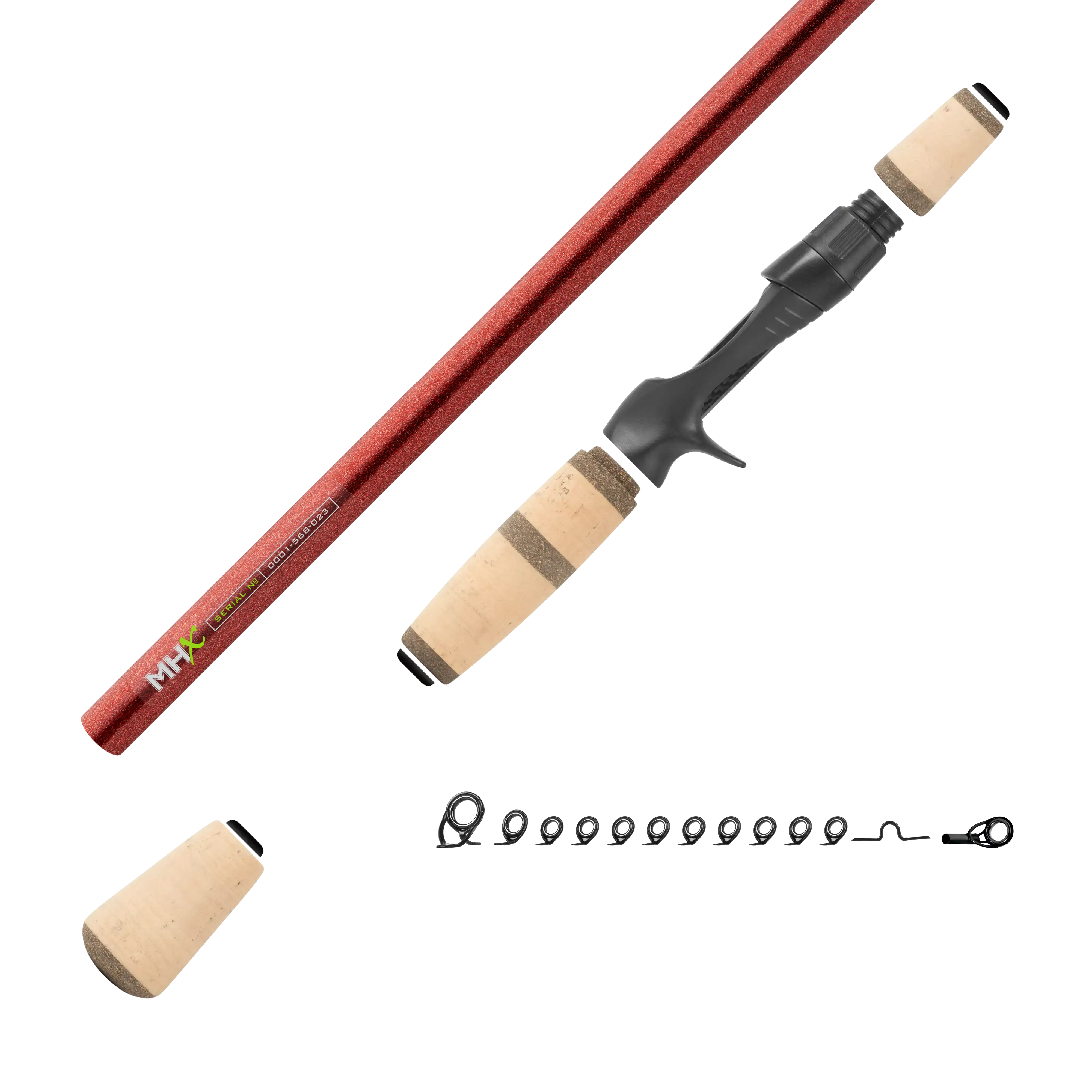 Pre-Spawn Bassin' Casting Rod Kits - CB905