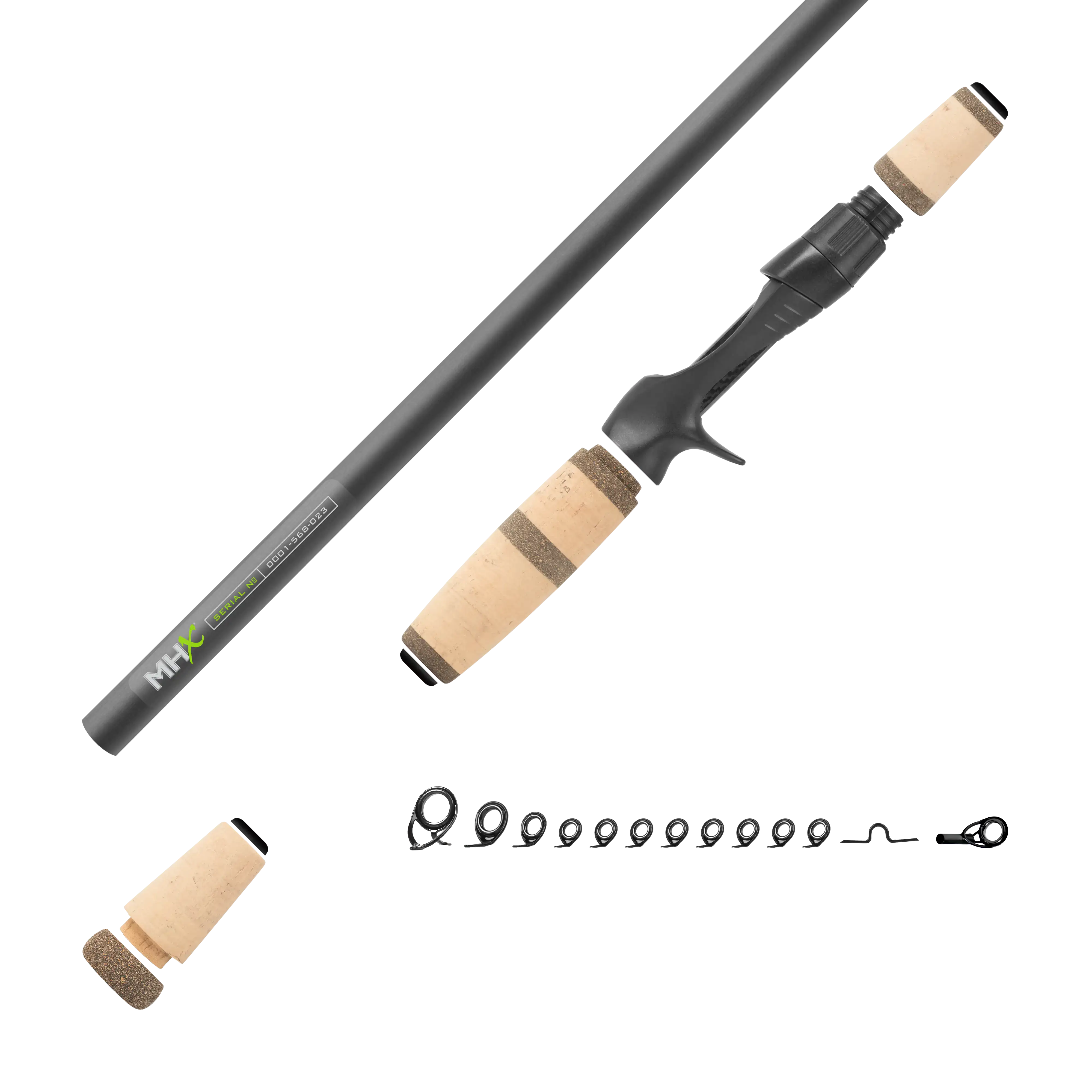Pre-Spawn Bassin' Casting Rod Kits - MB842