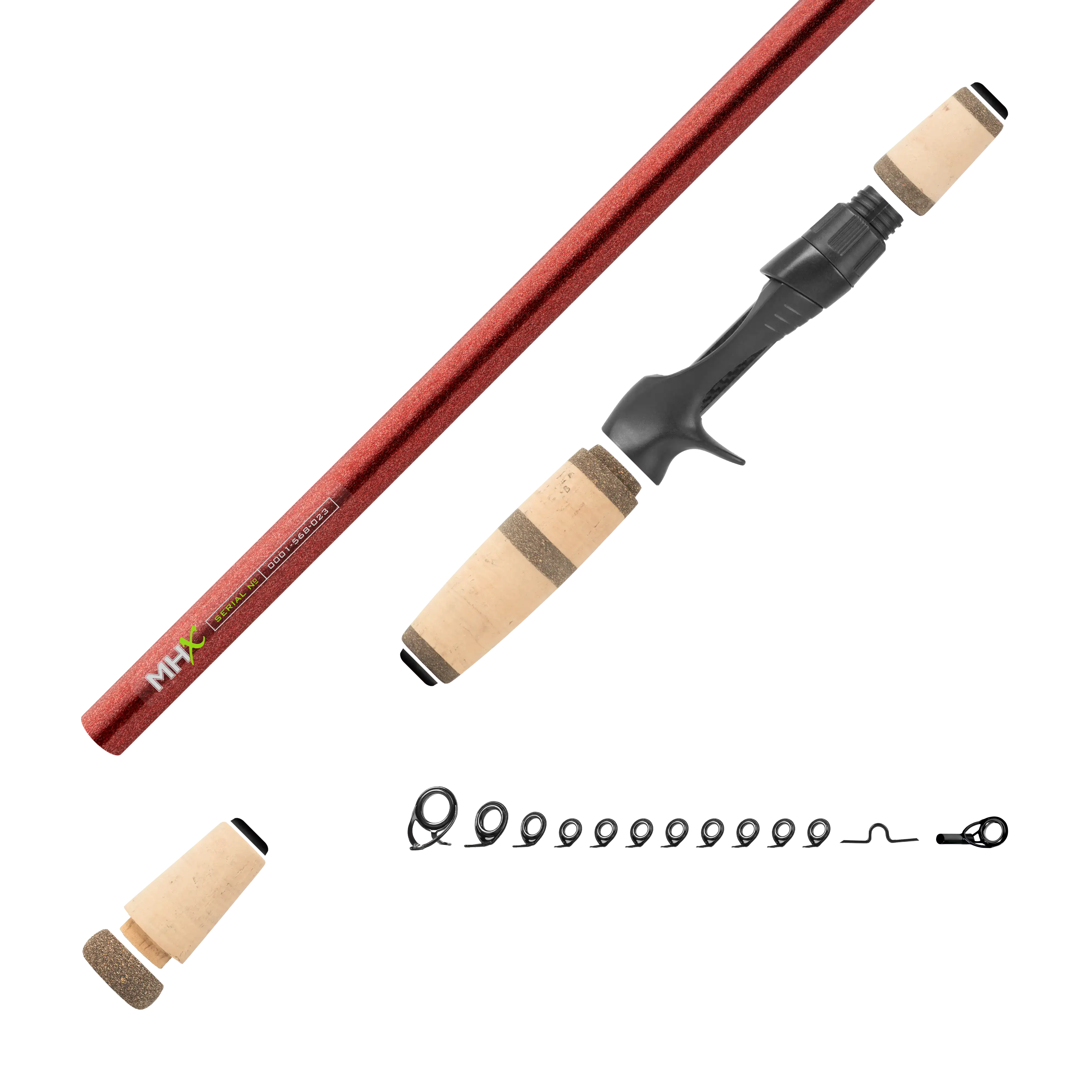 Pre-Spawn Bassin' Casting Rod Kits - MB873