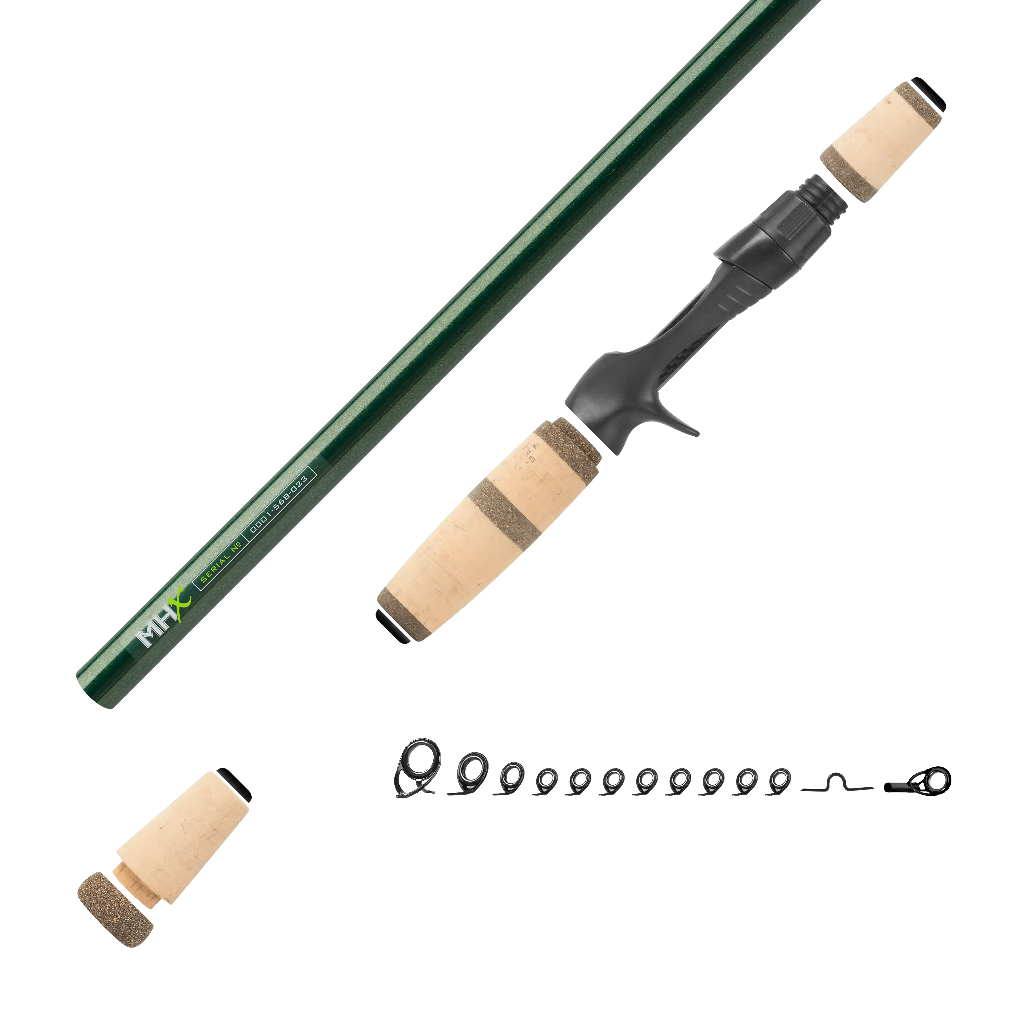 Pre-Spawn Bassin' Casting Rod Kits - MB874