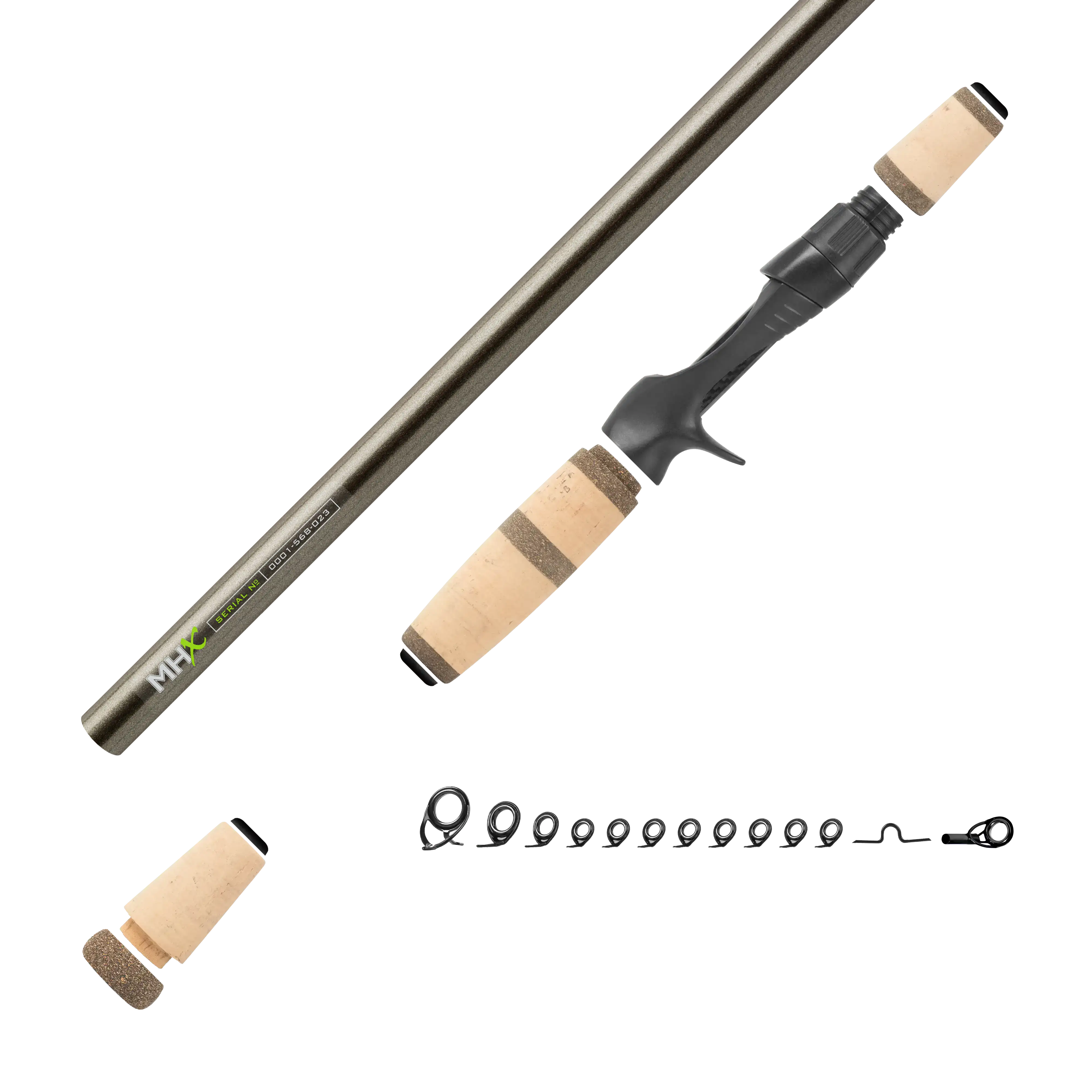 Pre-Spawn Bassin' Casting Rod Kits - MB874