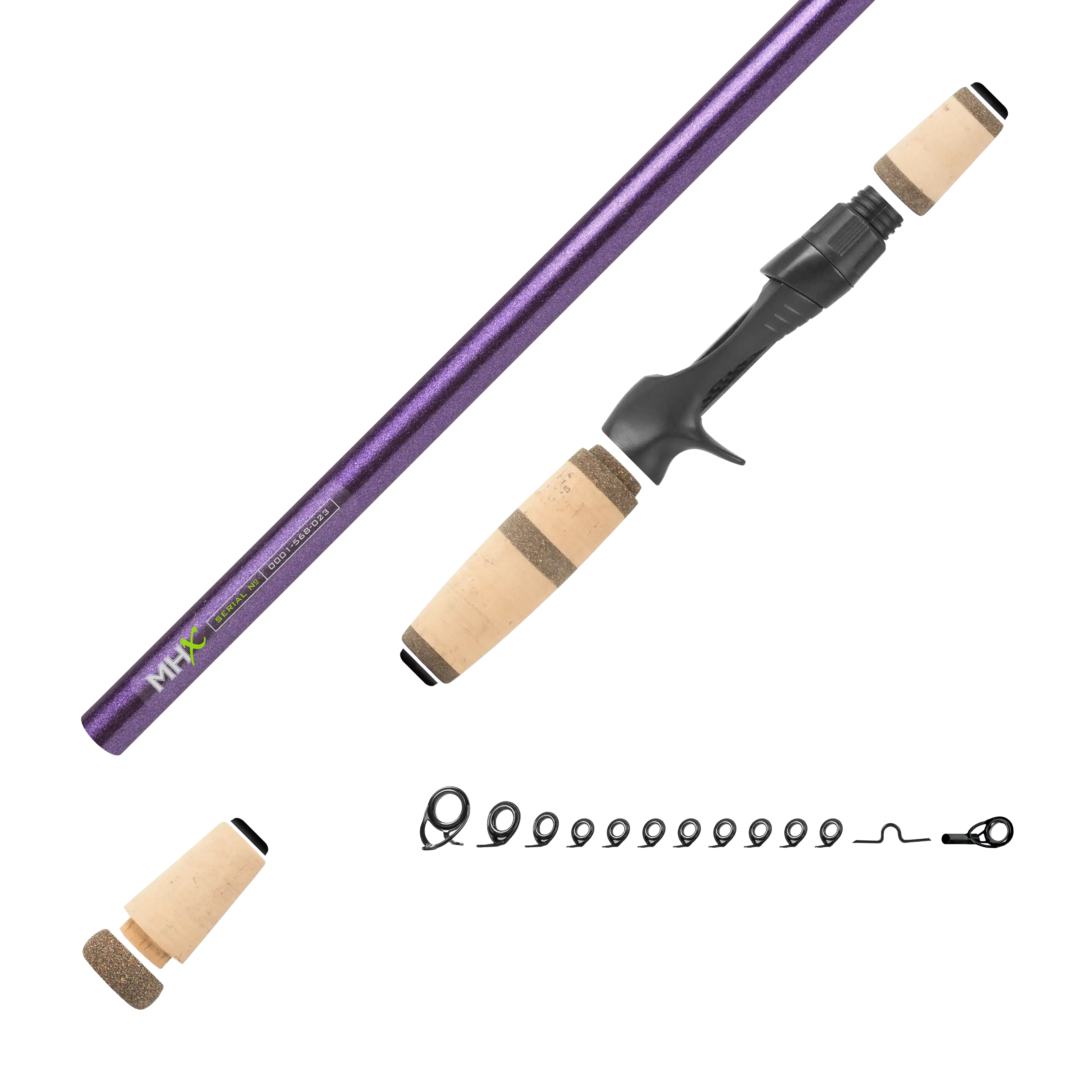 Pre-Spawn Bassin' Casting Rod Kits - MB874