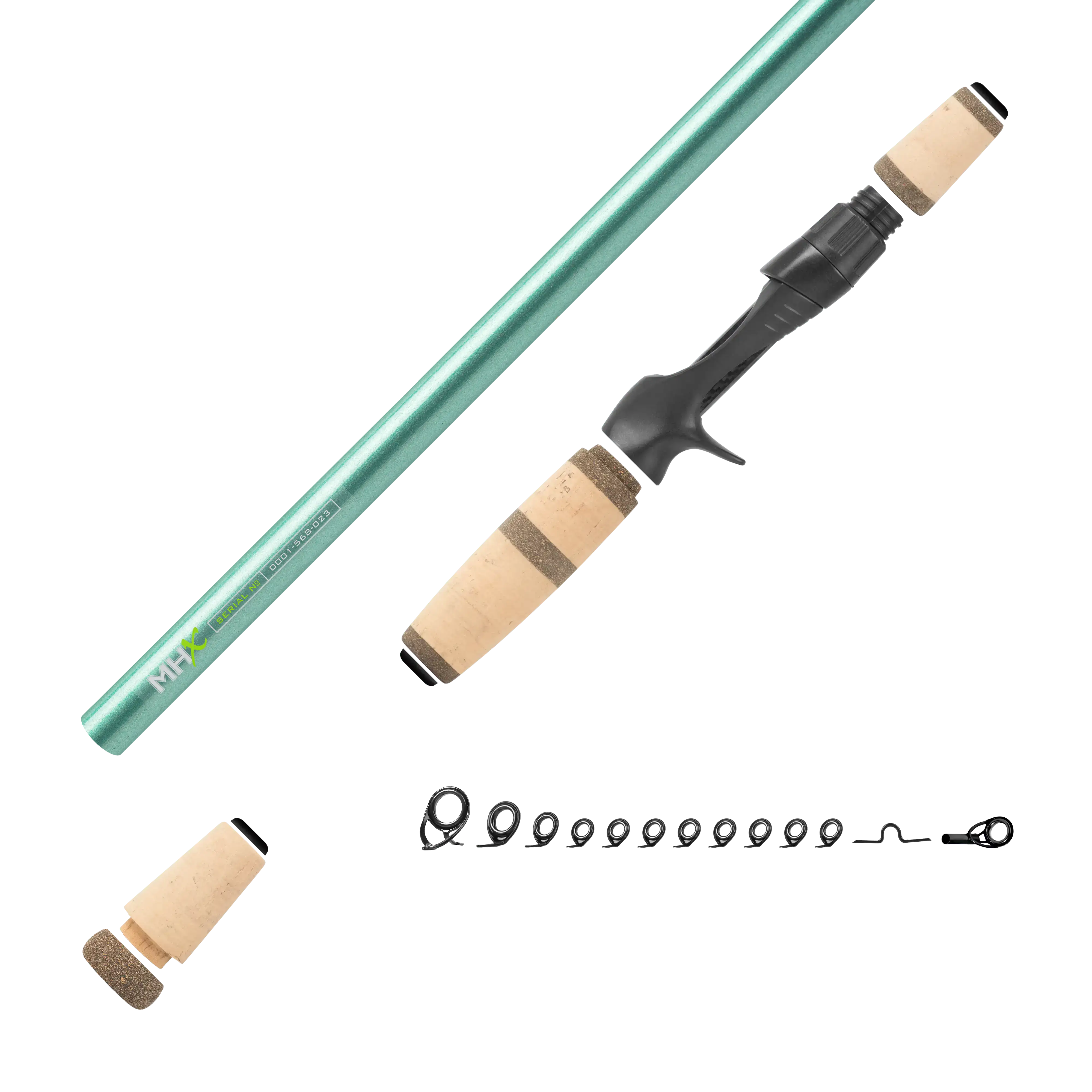 Pre-Spawn Bassin' Casting Rod Kits - MB874