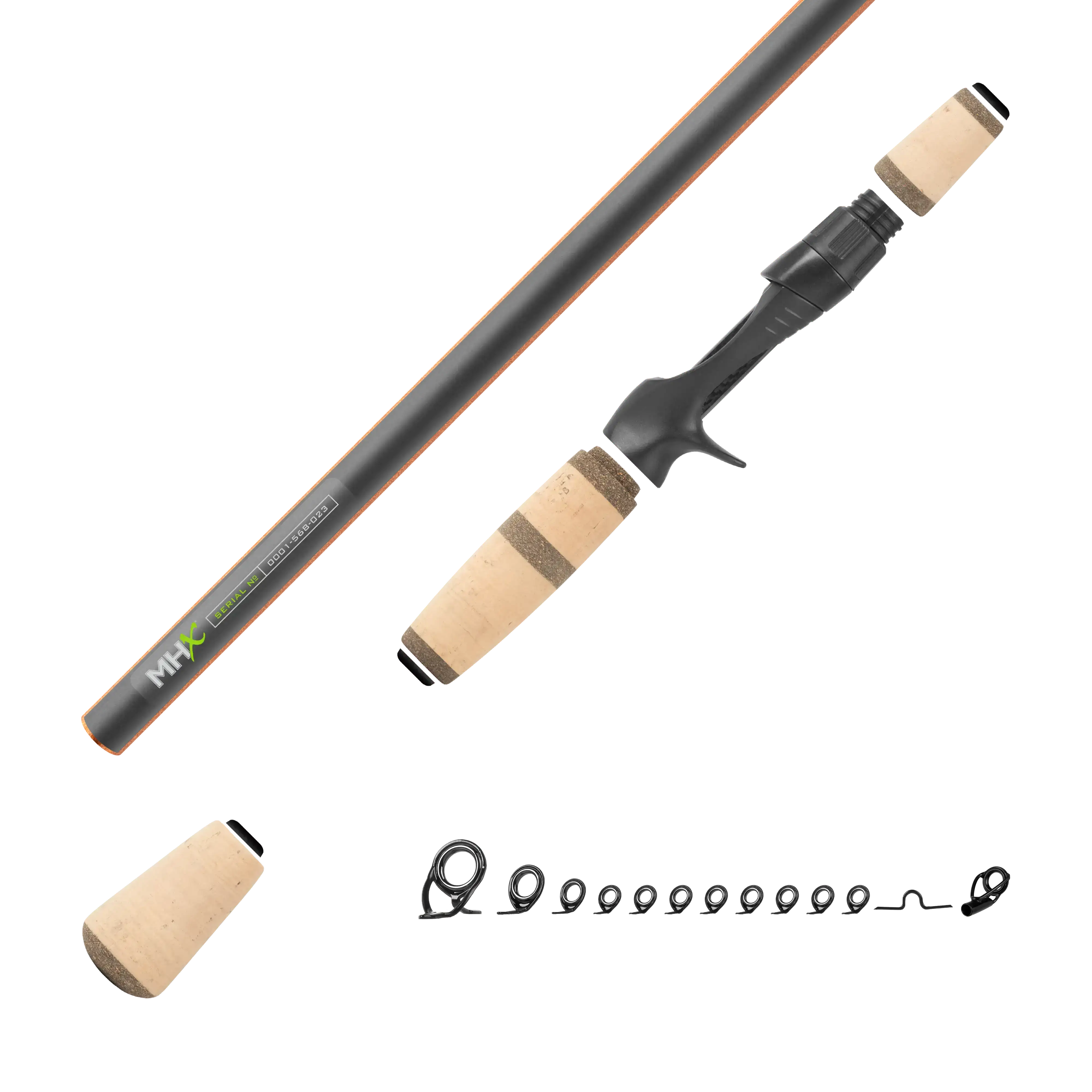 Post Spawn Bass Casting Rod Kits - CB905