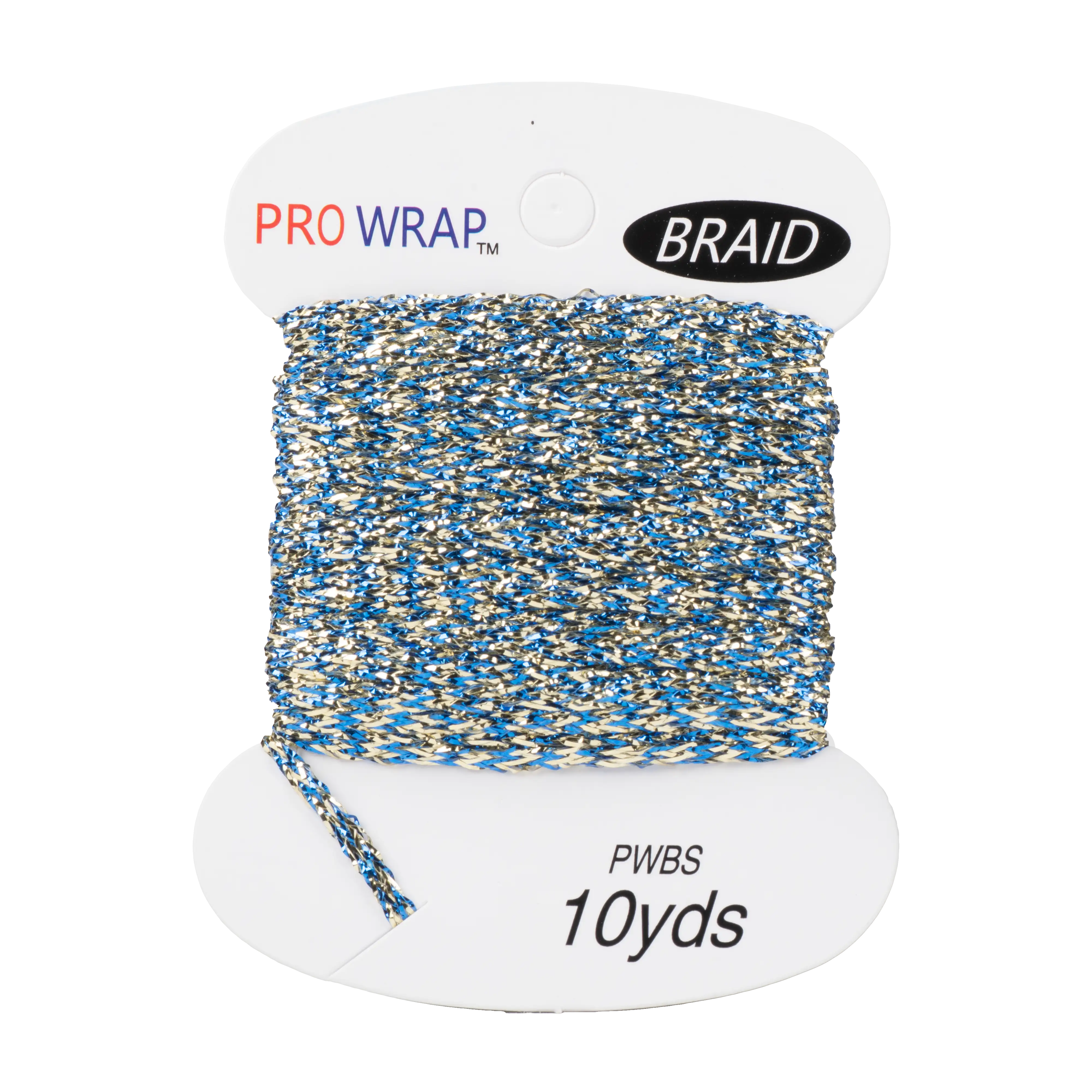 ProWrap Metallic Braid Thread – 1/16" Flat Braid