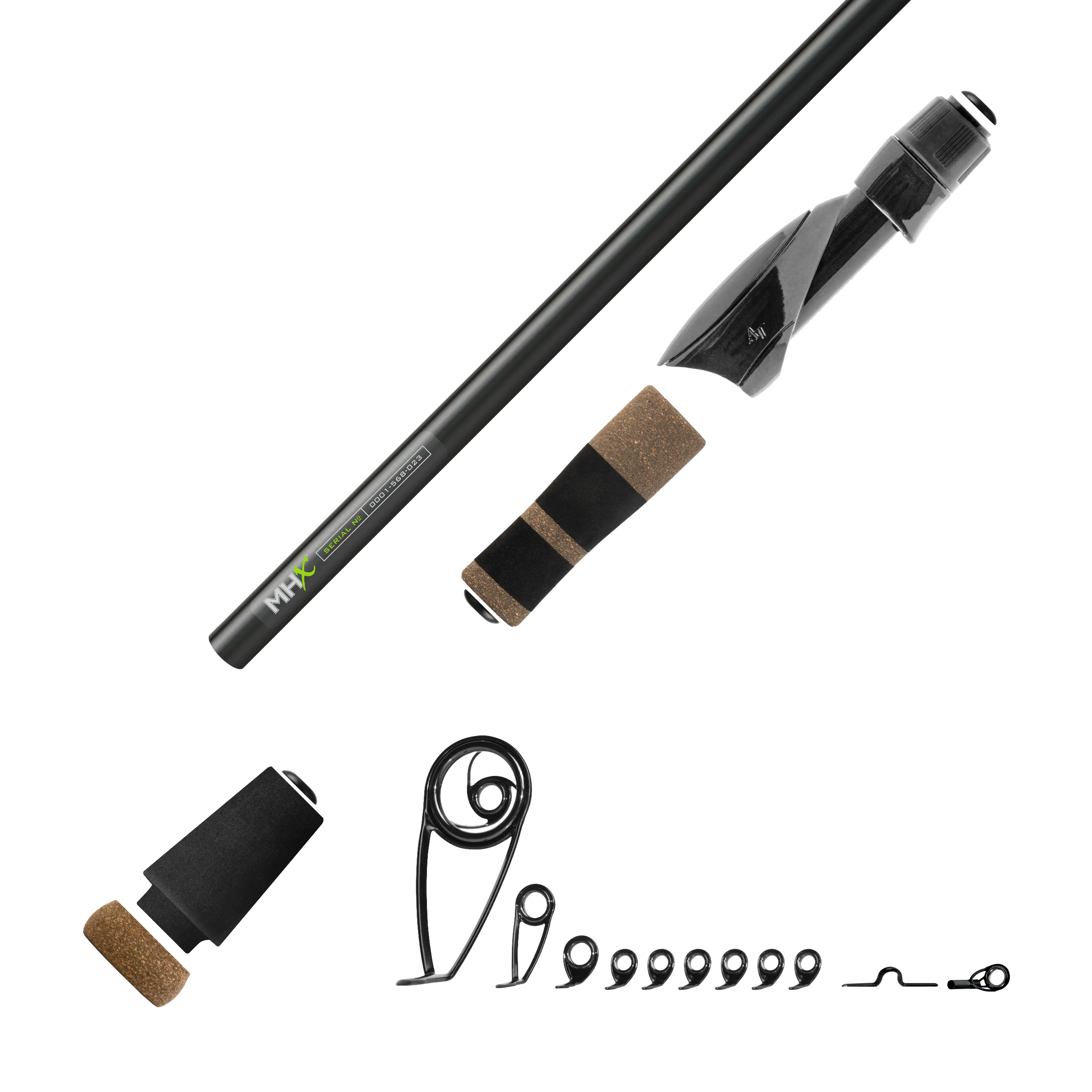 Jim Crowley 7'2" Medium Hair Jig Rod Kit