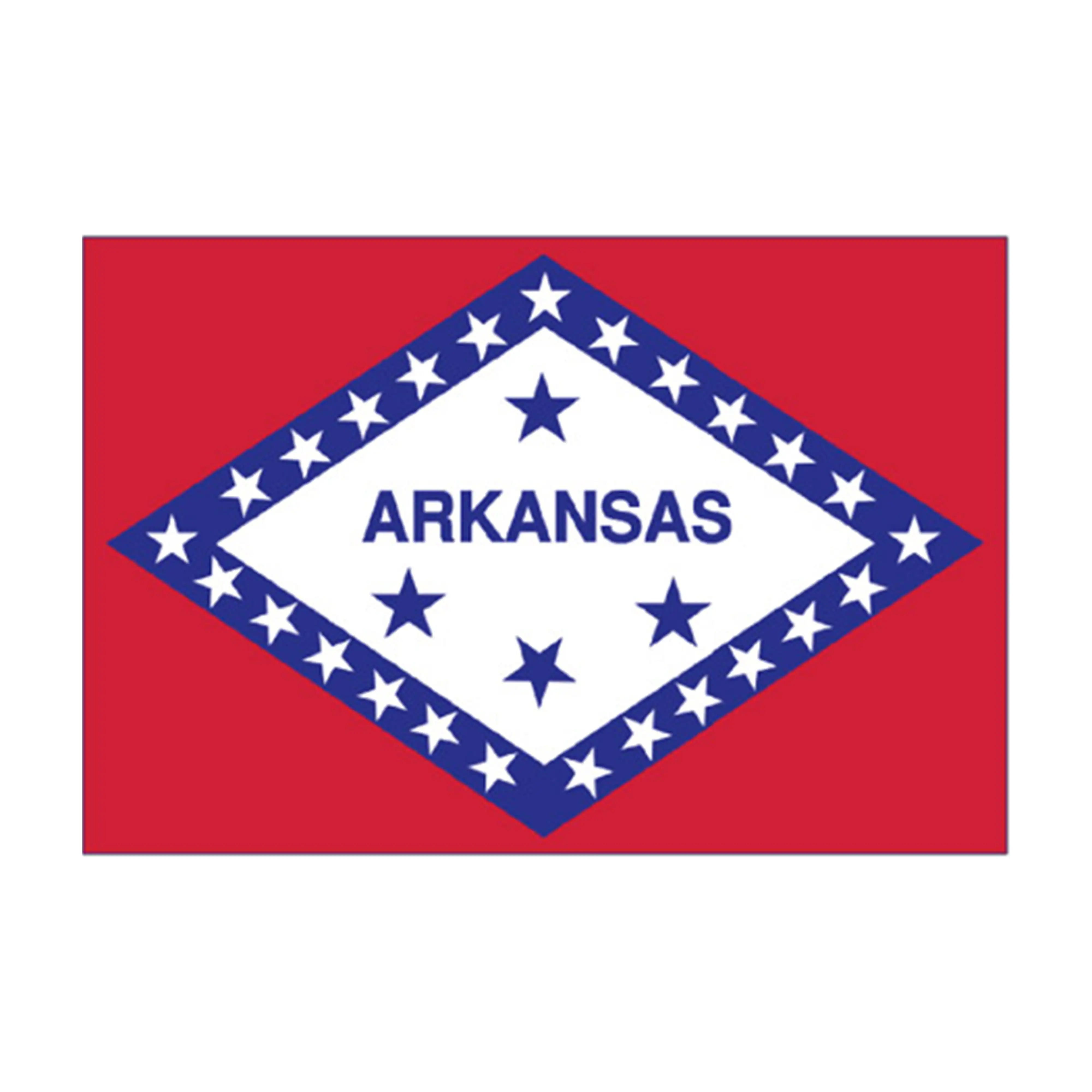 Mud Hole US State Flag Rod Decals