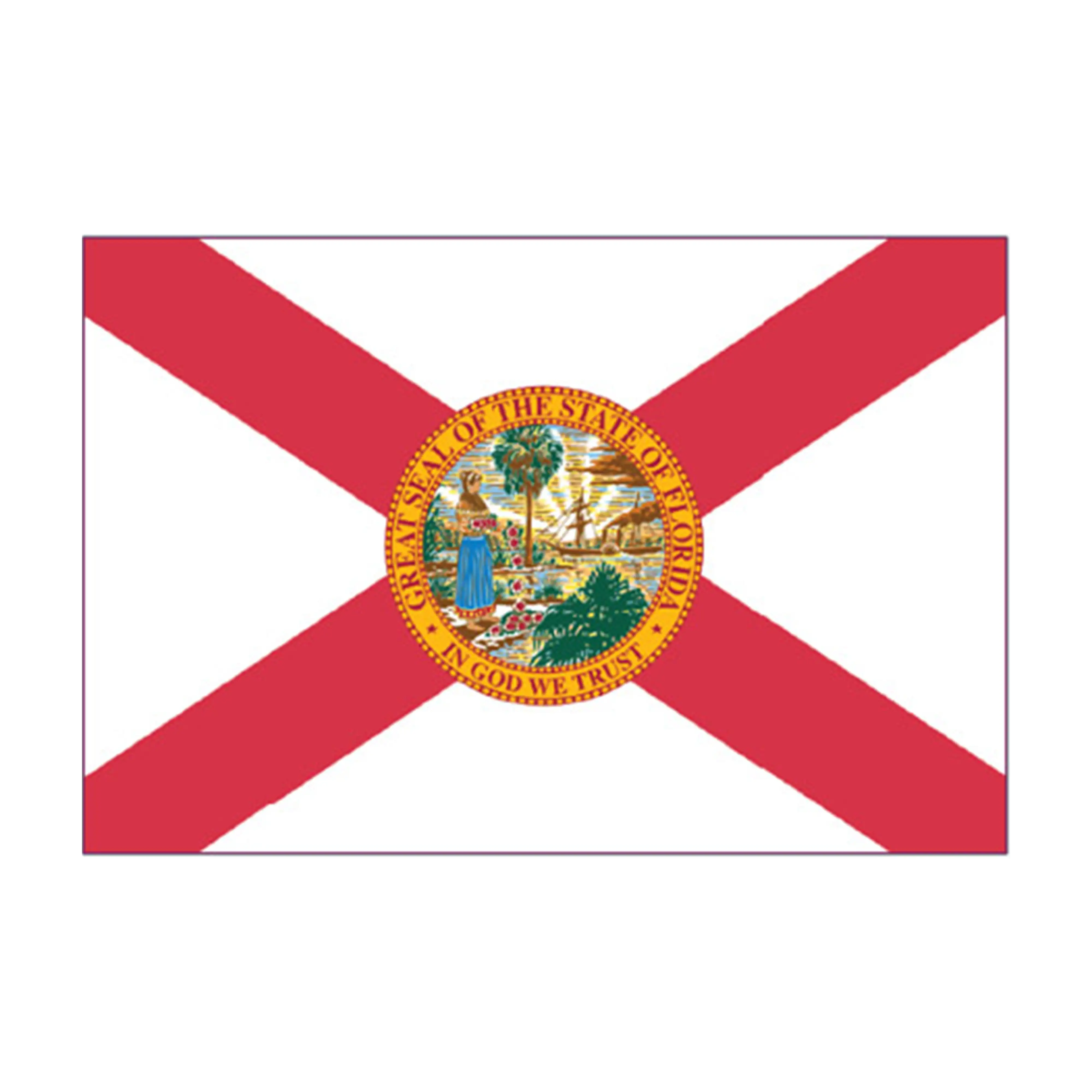 Mud Hole US State Flag Rod Decals