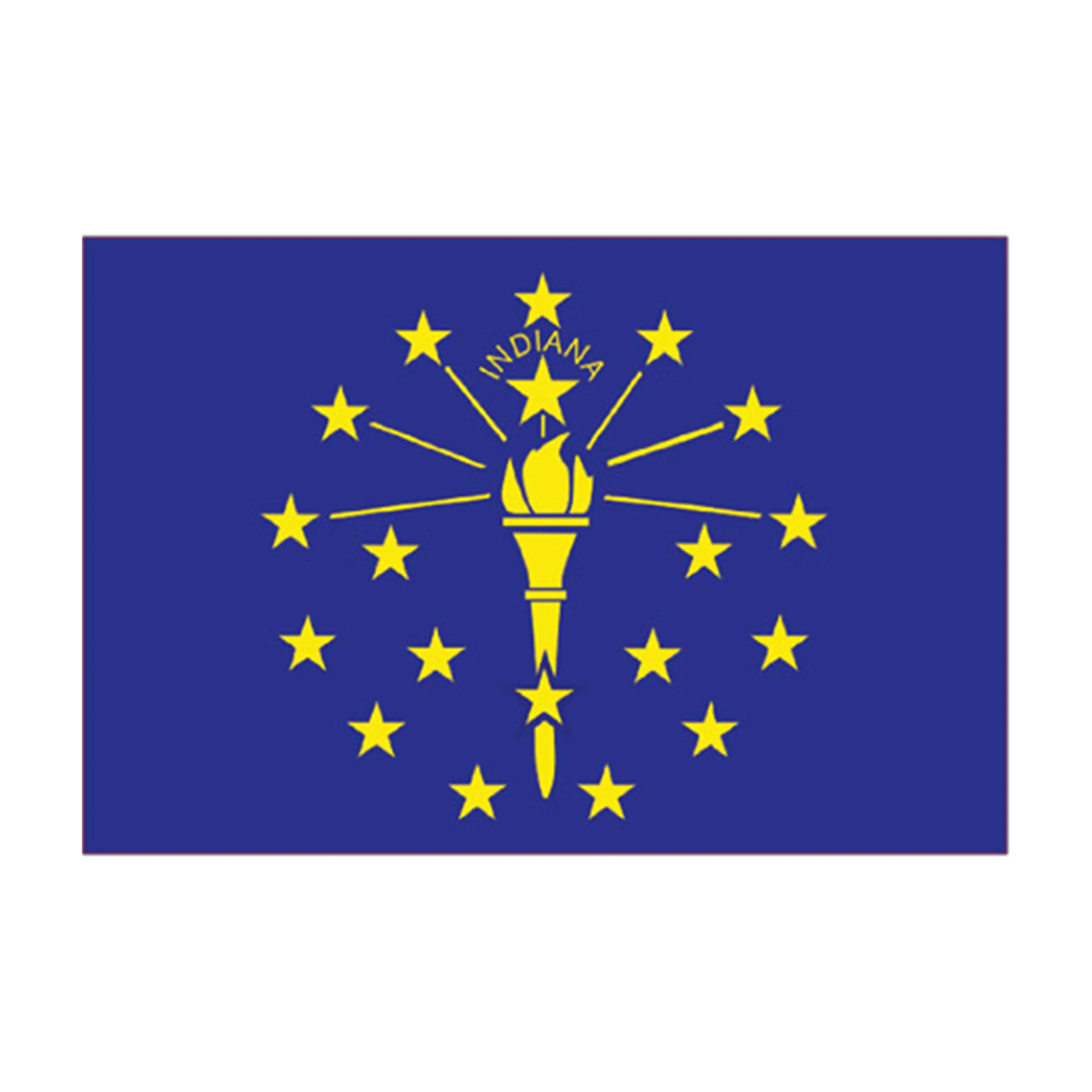Mud Hole US State Flag Rod Decals