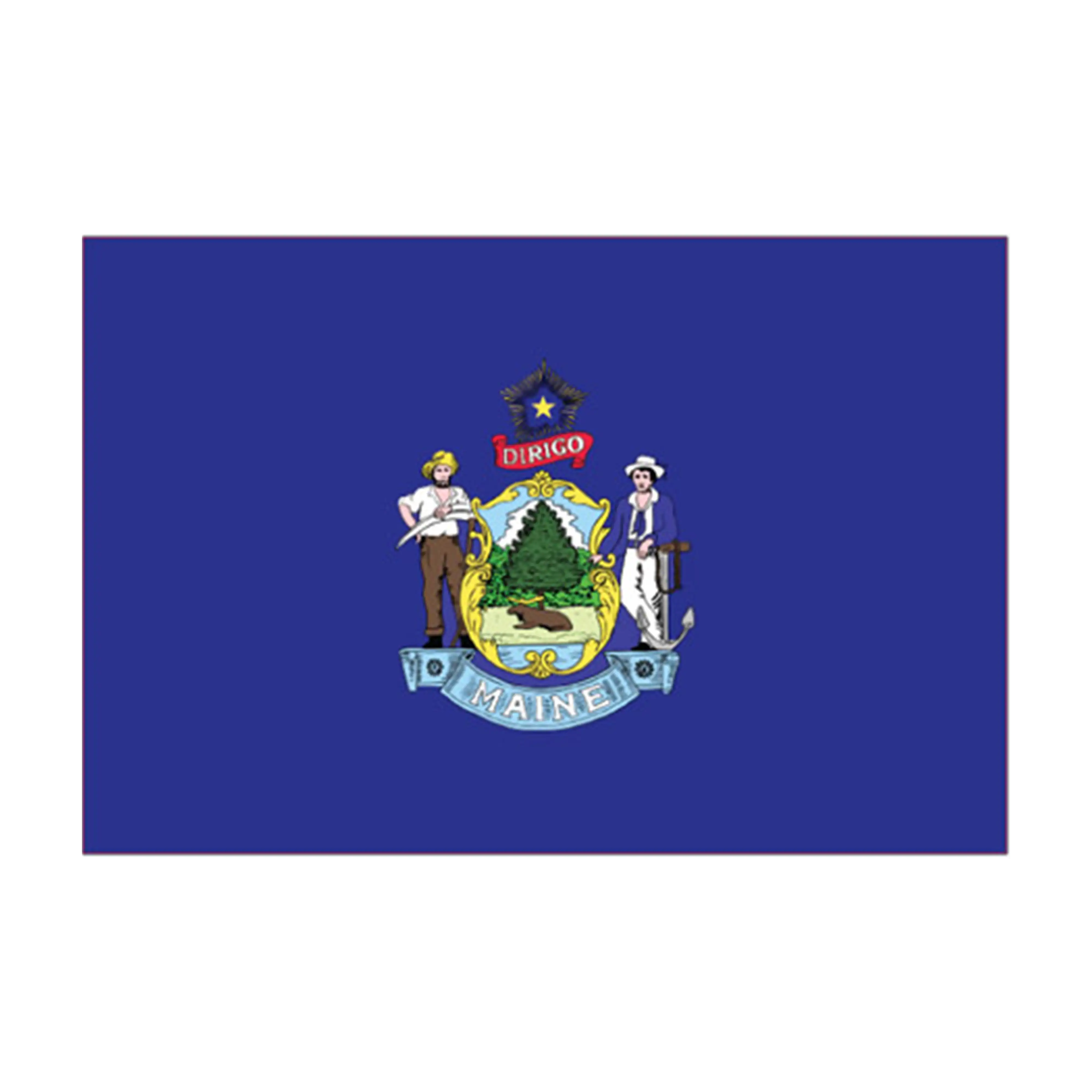 Mud Hole US State Flag Rod Decals