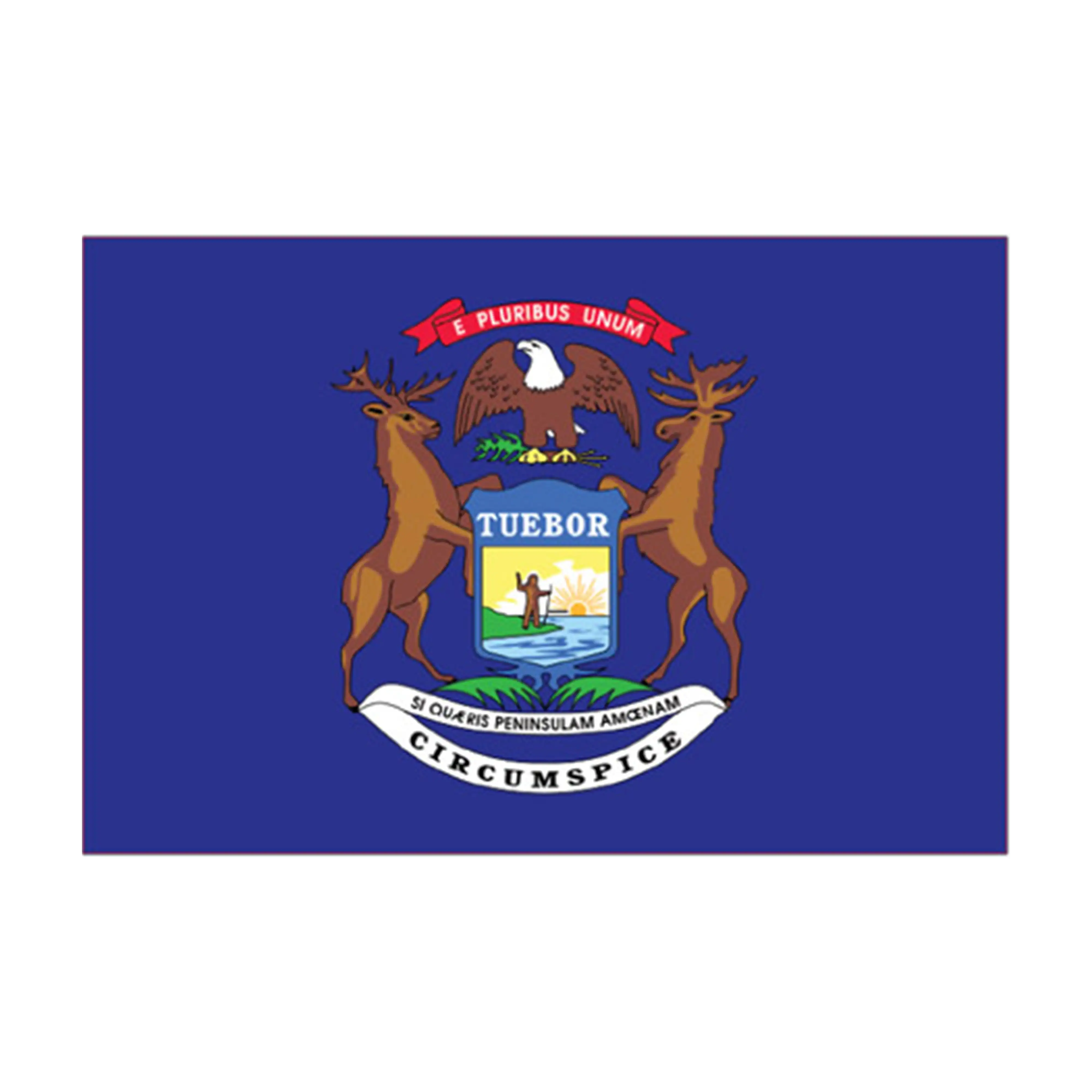 Mud Hole US State Flag Rod Decals