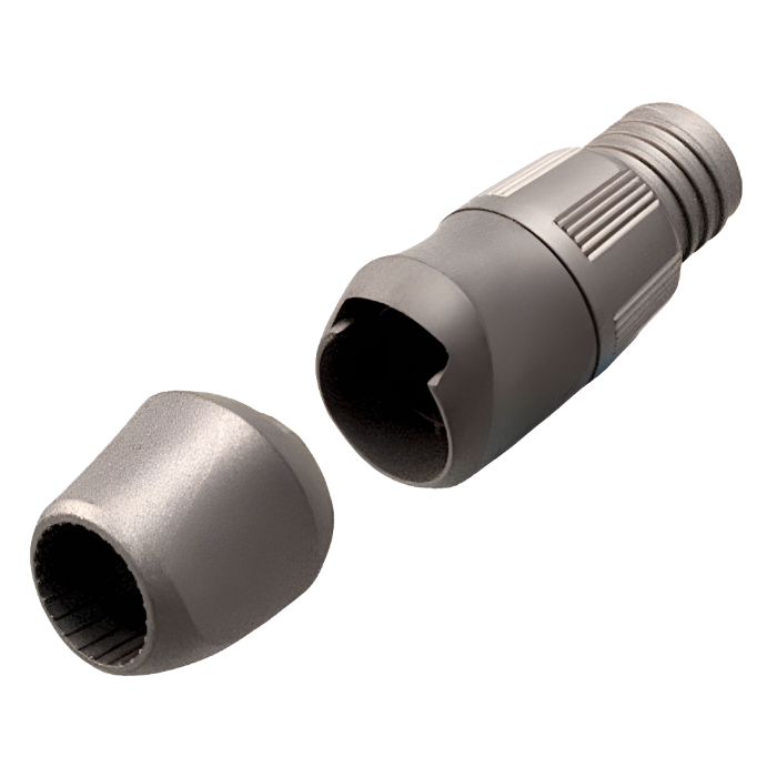 Fuji SKSS Split Spinning Reel Seat, Graphite Nylon Hoods