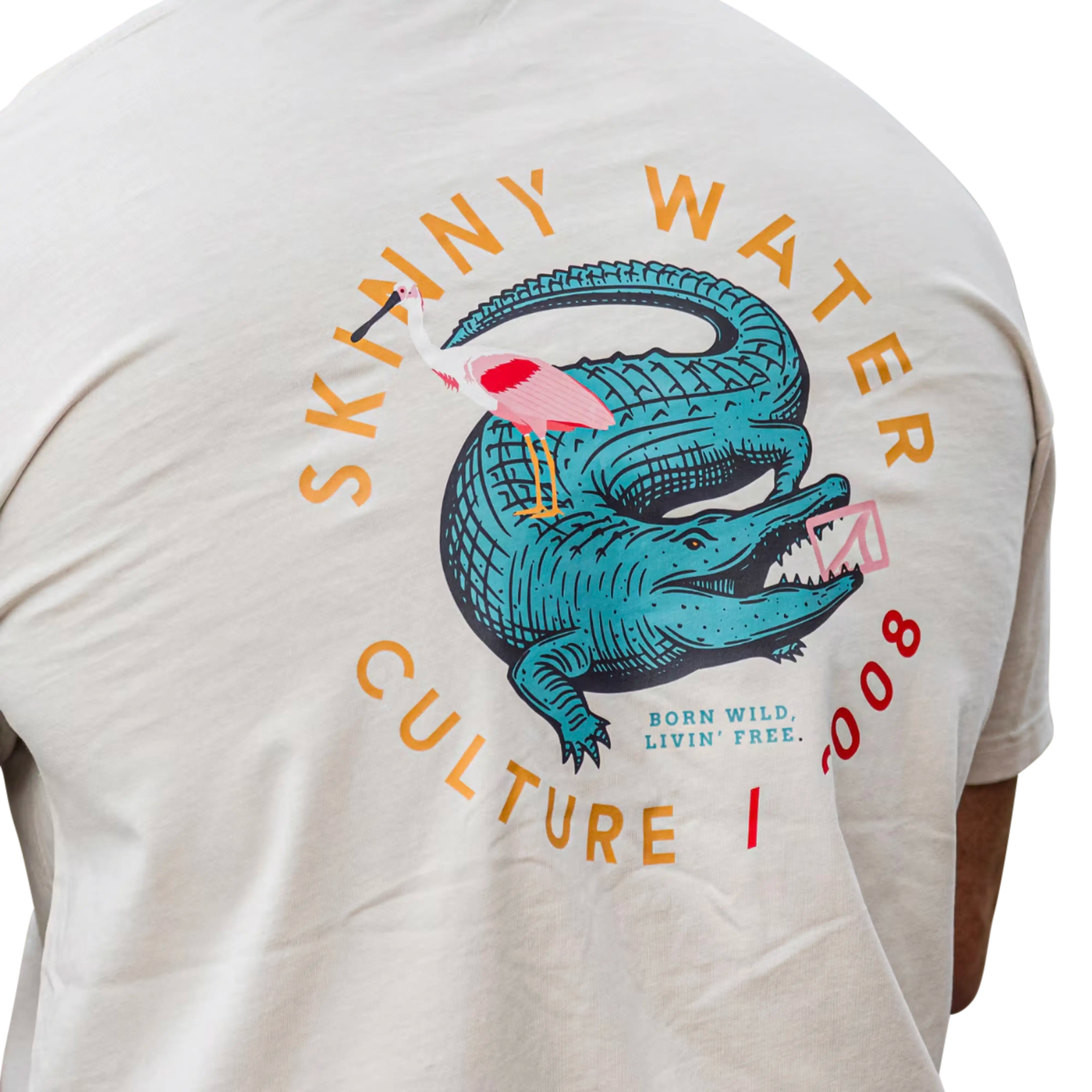 Skinny Water Culture Free Ridin Too T-Shirts