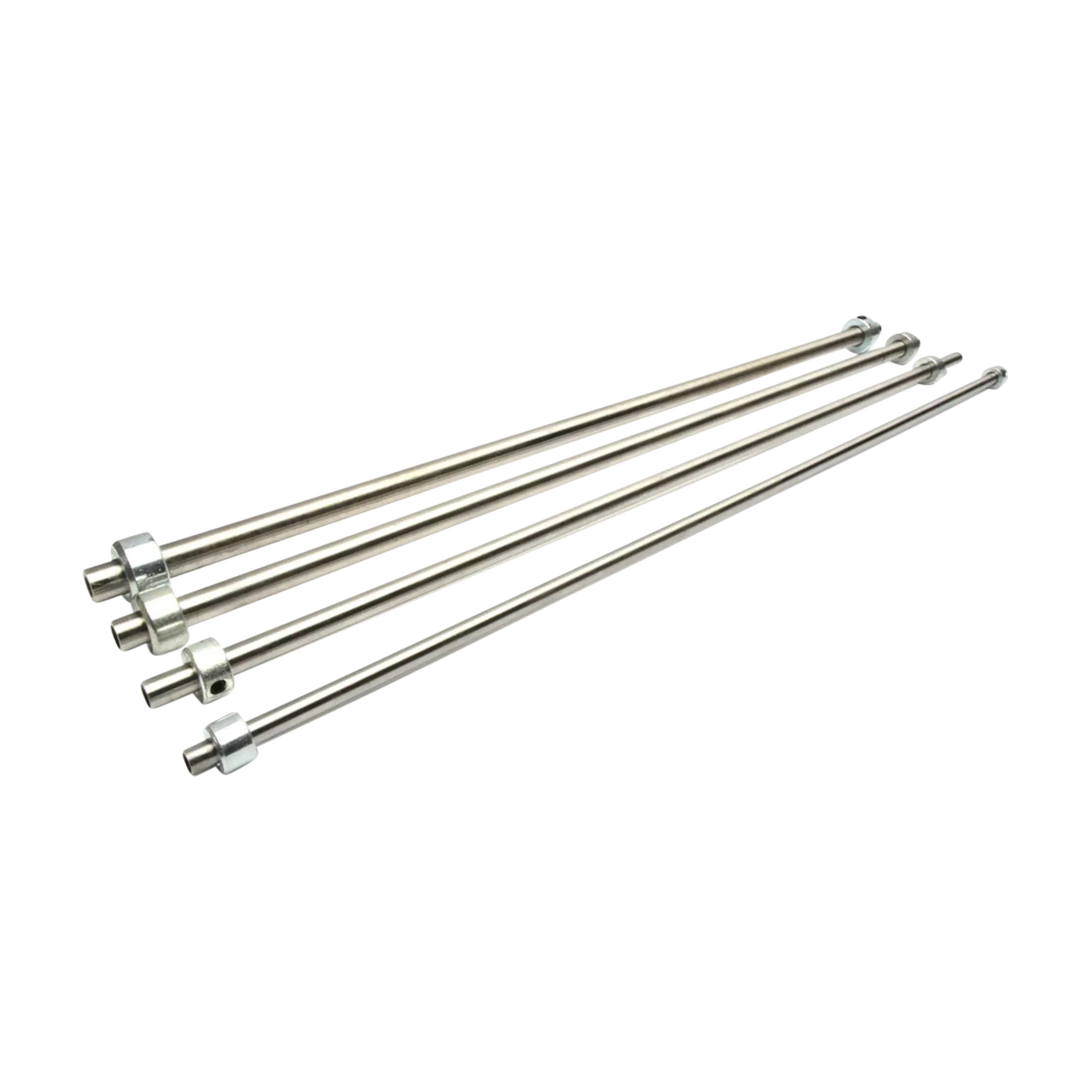 CRB Steel Turning Mandrels – 18" with Collars (1/4", 5/16", 3/8", 7/16")