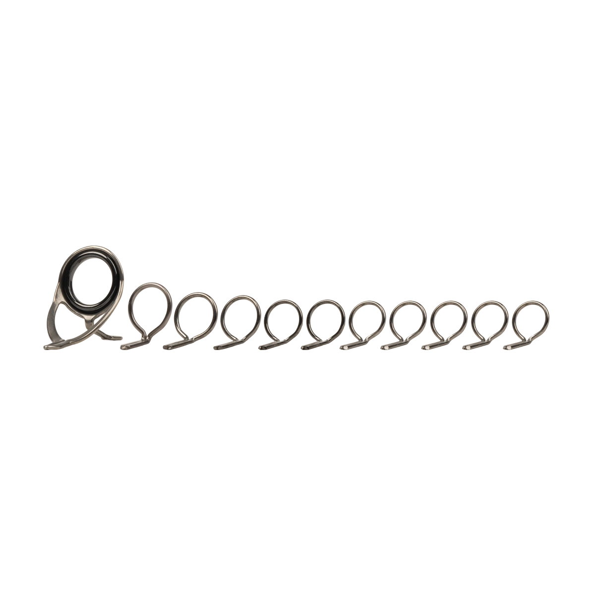 Single foot fly guides with polished stainless finish