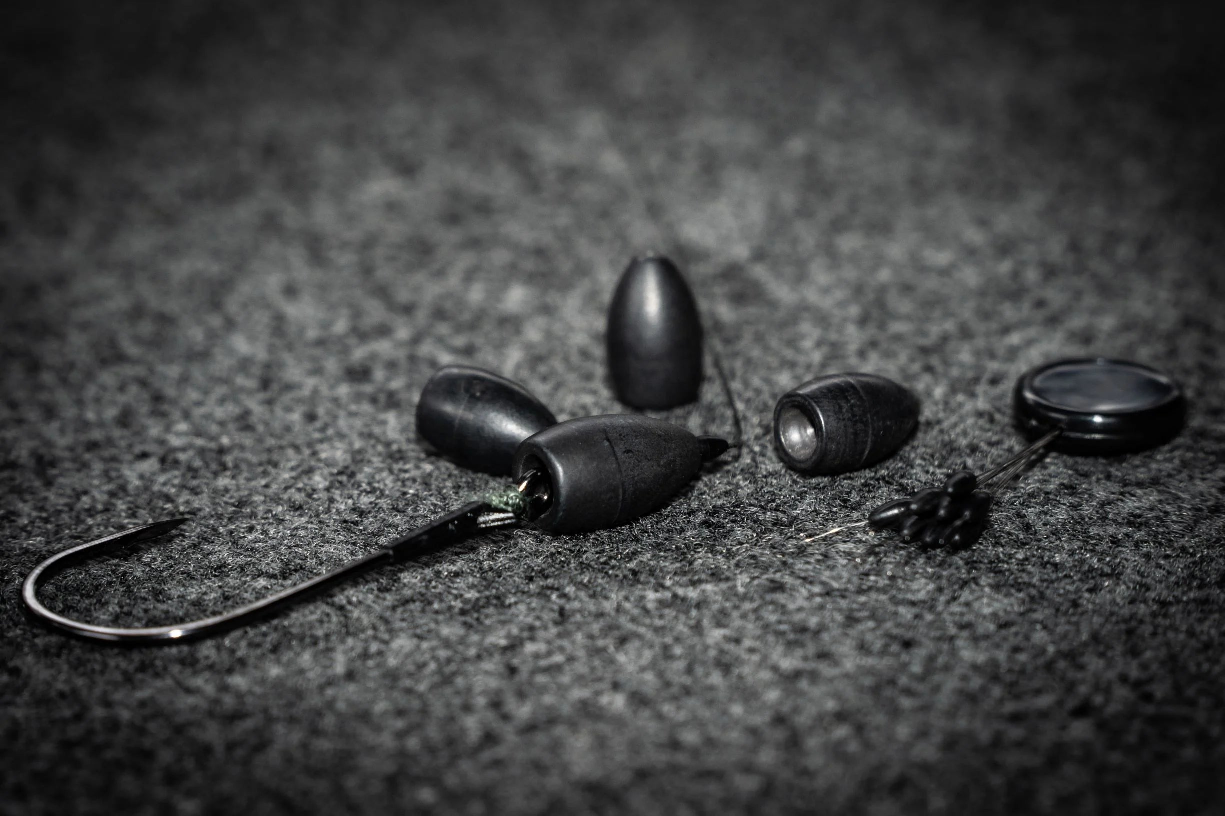 6th Sense Pitch Black Tungsten Flipping Weights