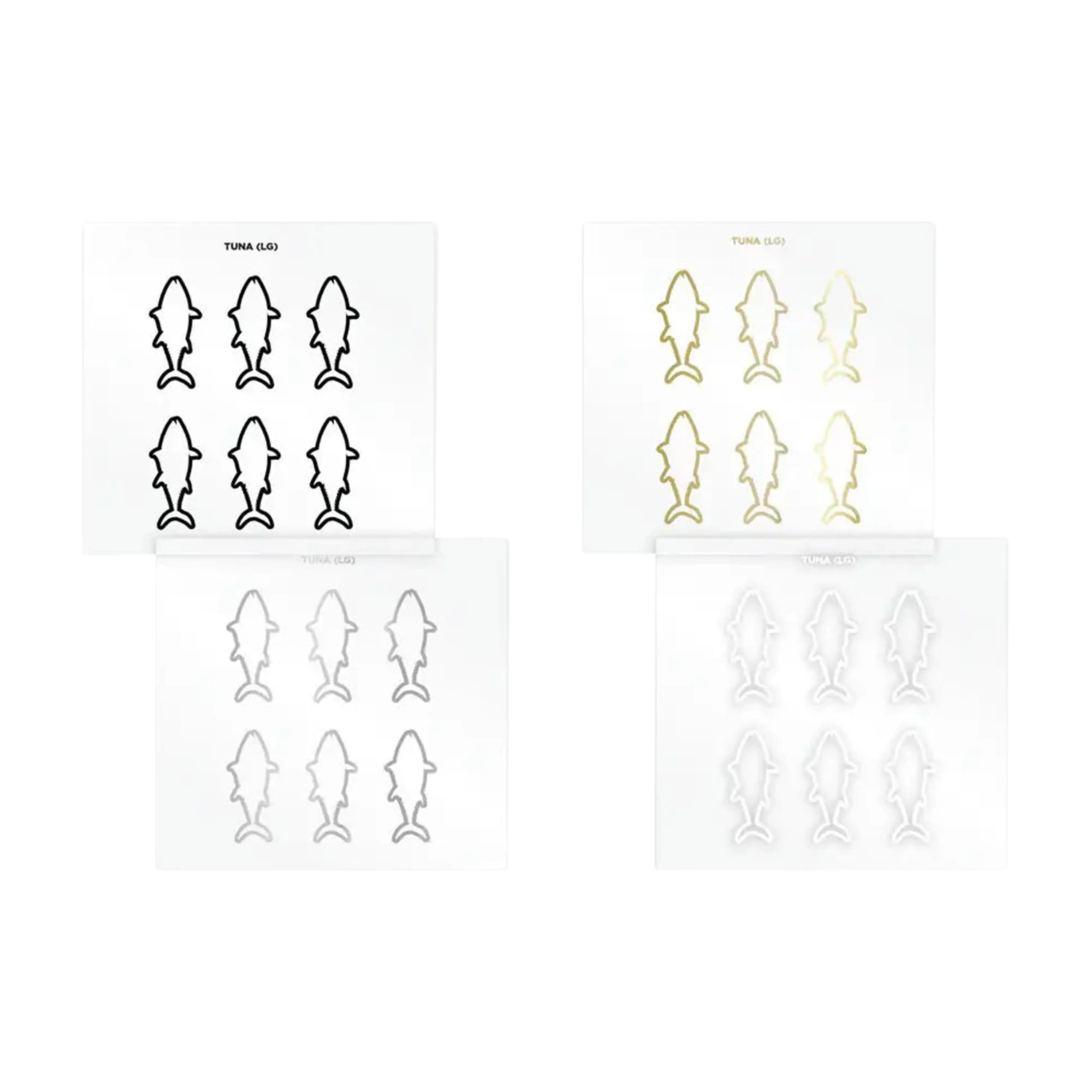 Mud Hole Tuna Silhouette Rod Decals - Peel & Stick